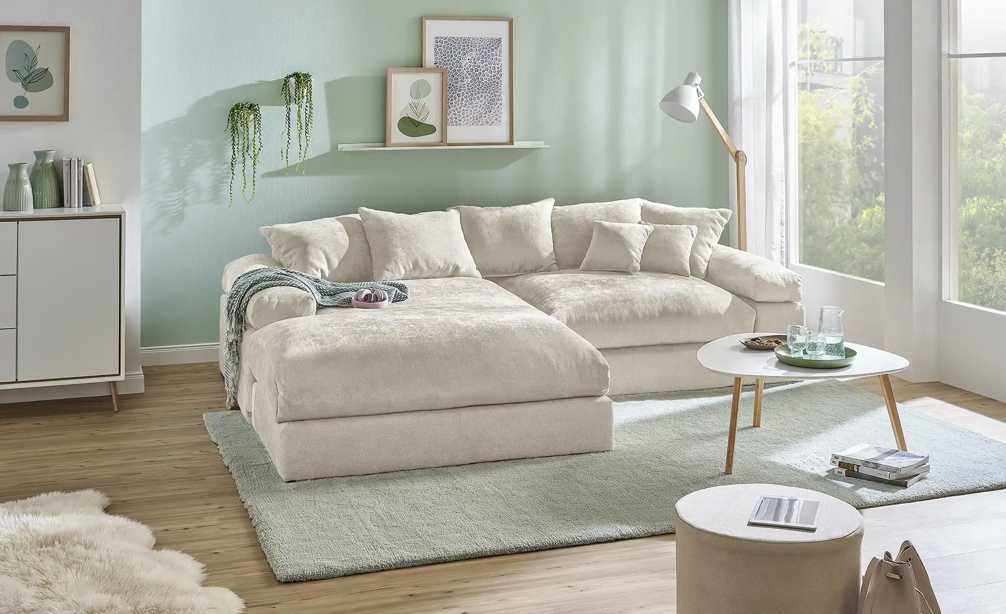 smart Ecksofa  Lionore ¦ beige ¦ Maße (cm): B: 265 H: 86 T: 203.0 Polstermö günstig online kaufen