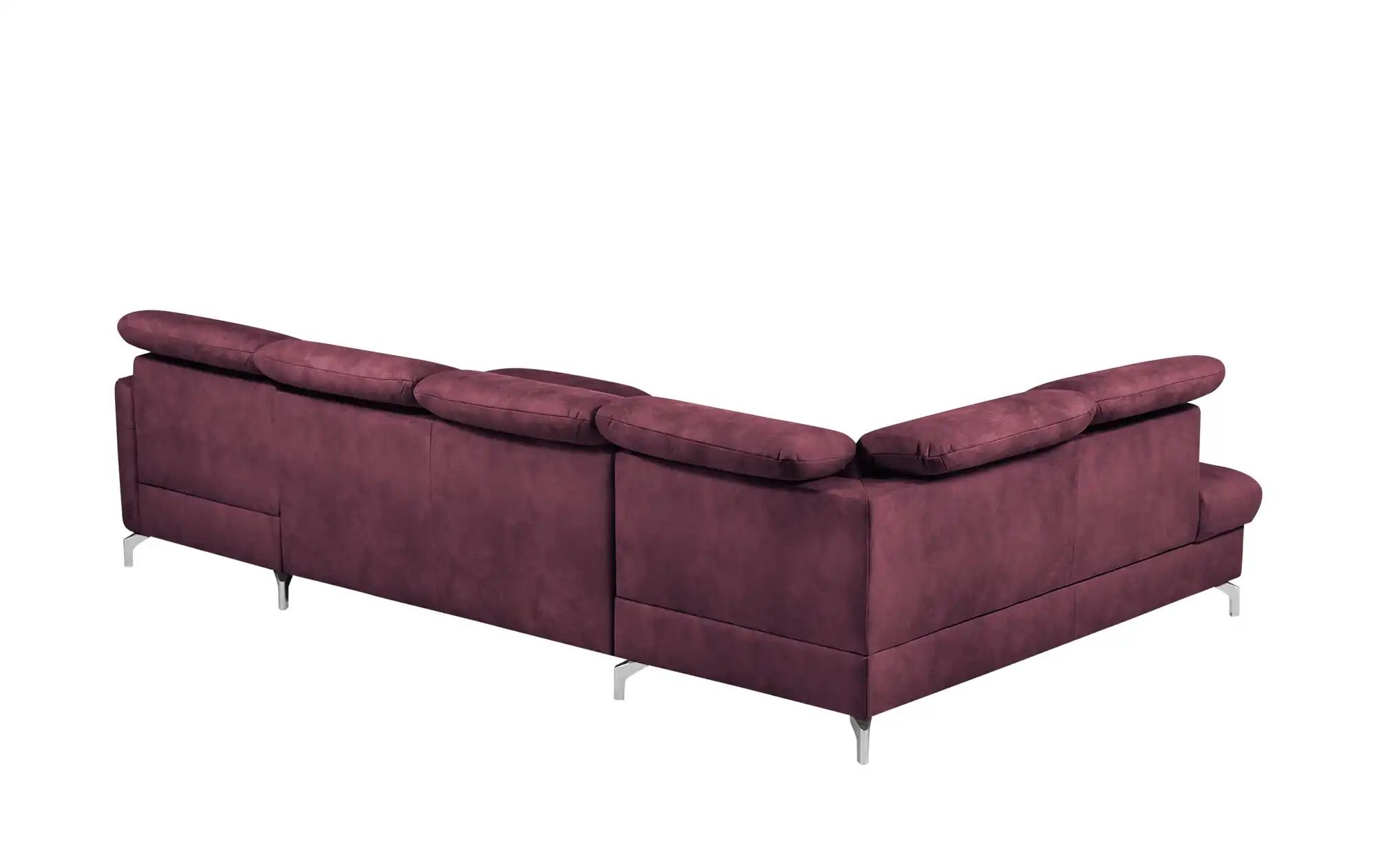 Thumbnail - uno Wohnlandschaft Wildleder-Optik Basel ¦ rot ¦ Maße (cm): B: 304 H: 100 T: 200.0 Polstermöbel > Sofas > Schlafsofas - ...