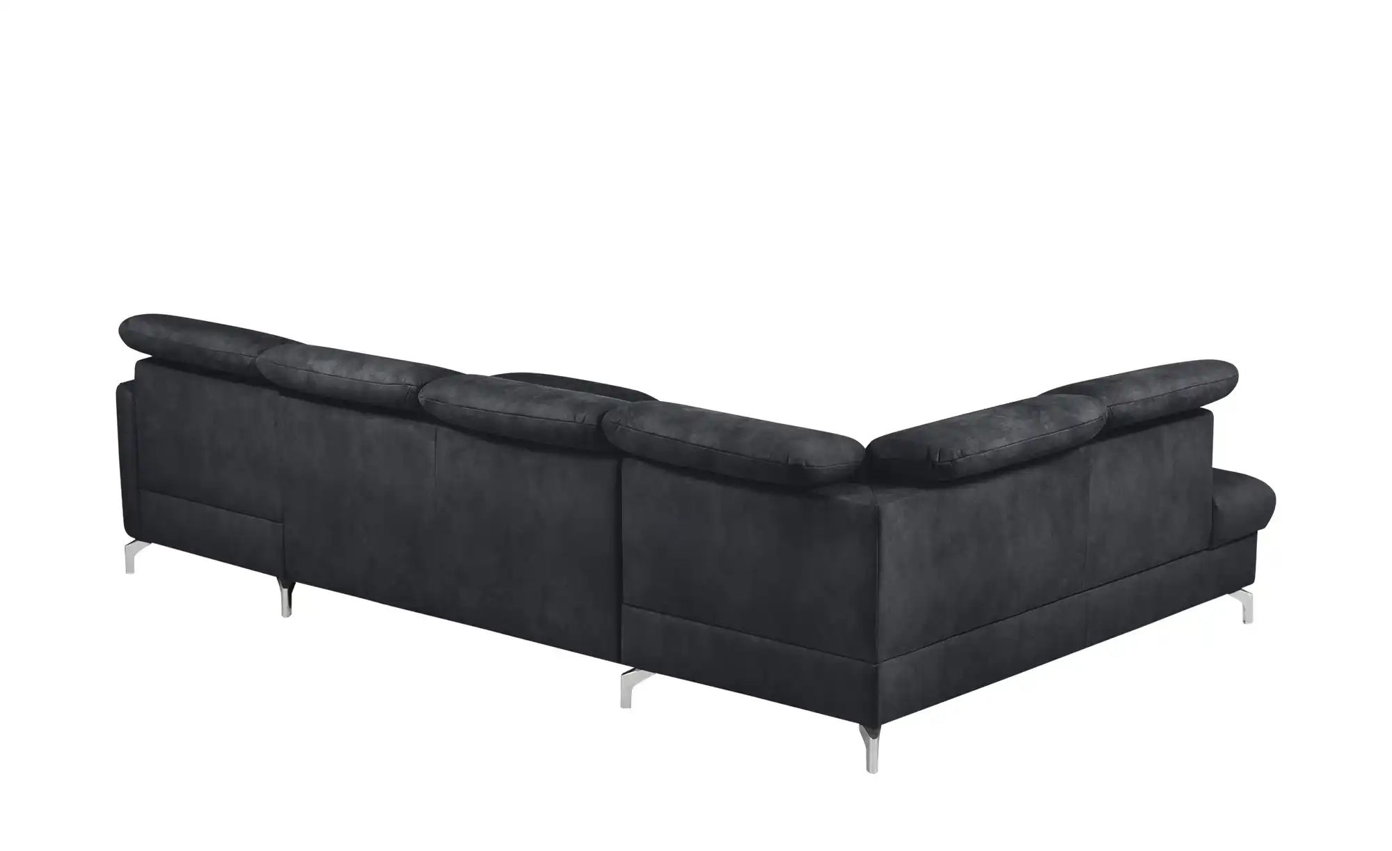 uno Wohnlandschaft Wildleder-Optik Basel ¦ schwarz ¦ Maße (cm): B: 304 H: 1 günstig online kaufen