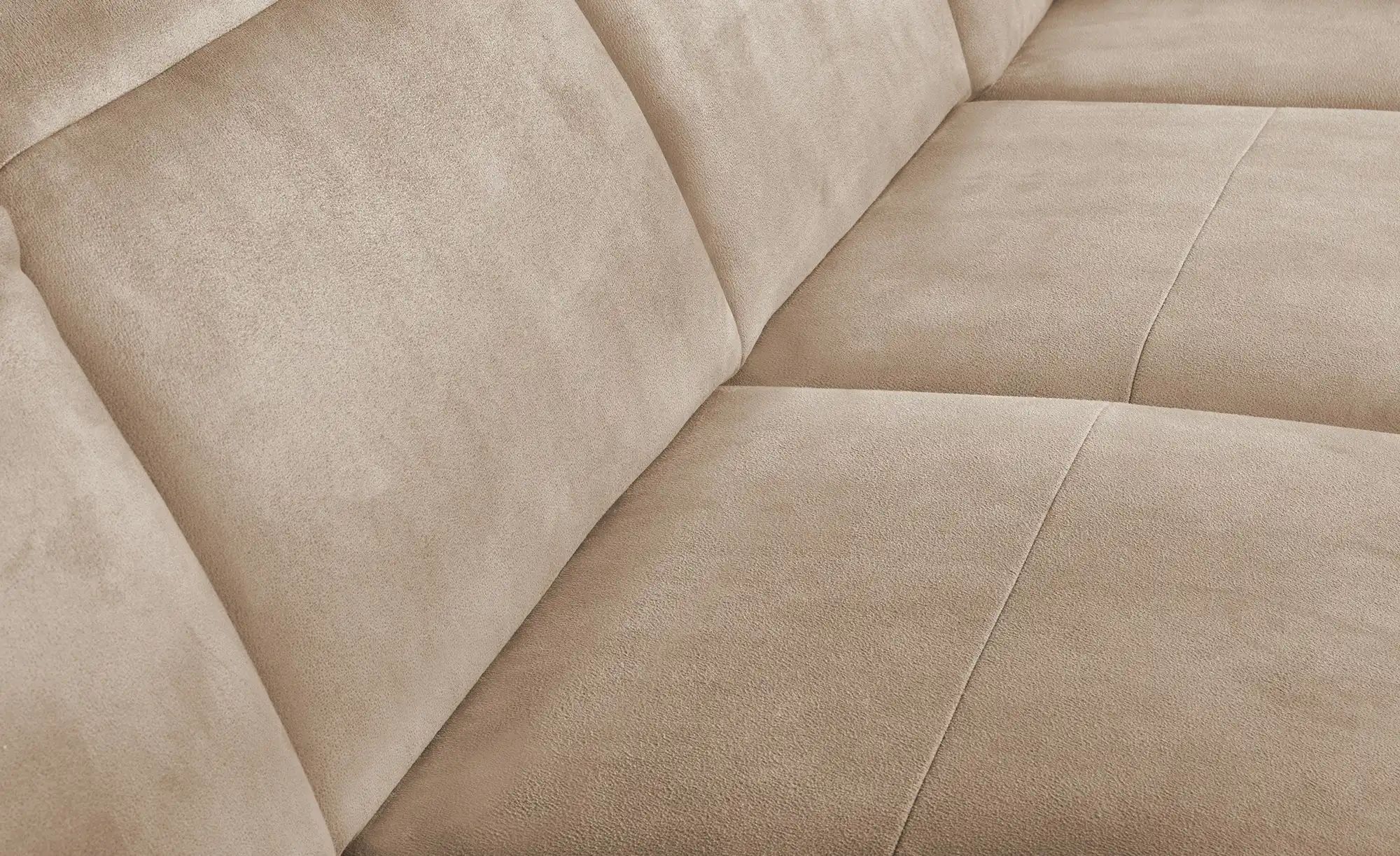 Thumbnail - uno Wohnlandschaft Wildleder-Optik Basel ¦ beige ¦ Maße (cm): B: 304 H: 100 T: 200.0 Polstermöbel > Sofas > Wohnlandscha...
