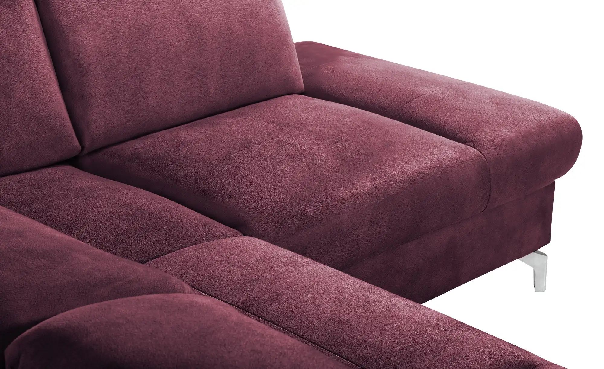 Thumbnail - uno Wohnlandschaft Wildleder-Optik Basel ¦ rot ¦ Maße (cm): B: 304 H: 100 T: 200.0 Polstermöbel > Sofas > Wohnlandschaft...