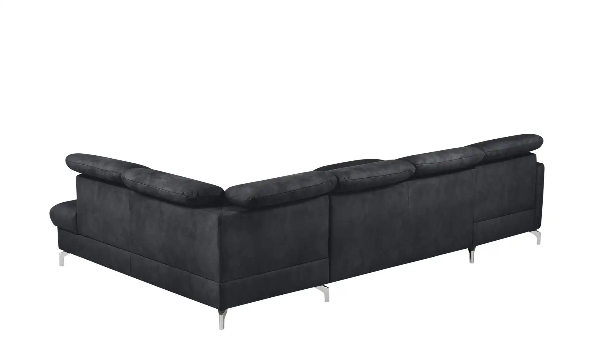 uno Wohnlandschaft Wildleder-Optik Basel ¦ schwarz ¦ Maße (cm): B: 304 H: 1 günstig online kaufen