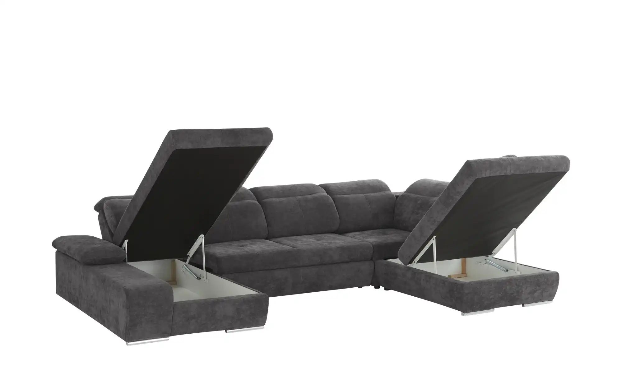 Thumbnail - switch Wohnlandschaft  Avilla ¦ schwarz ¦ Maße (cm): B: 355 H: 86 T: 234.0 Polstermöbel > Sofas > Schlafsofas - Höffner