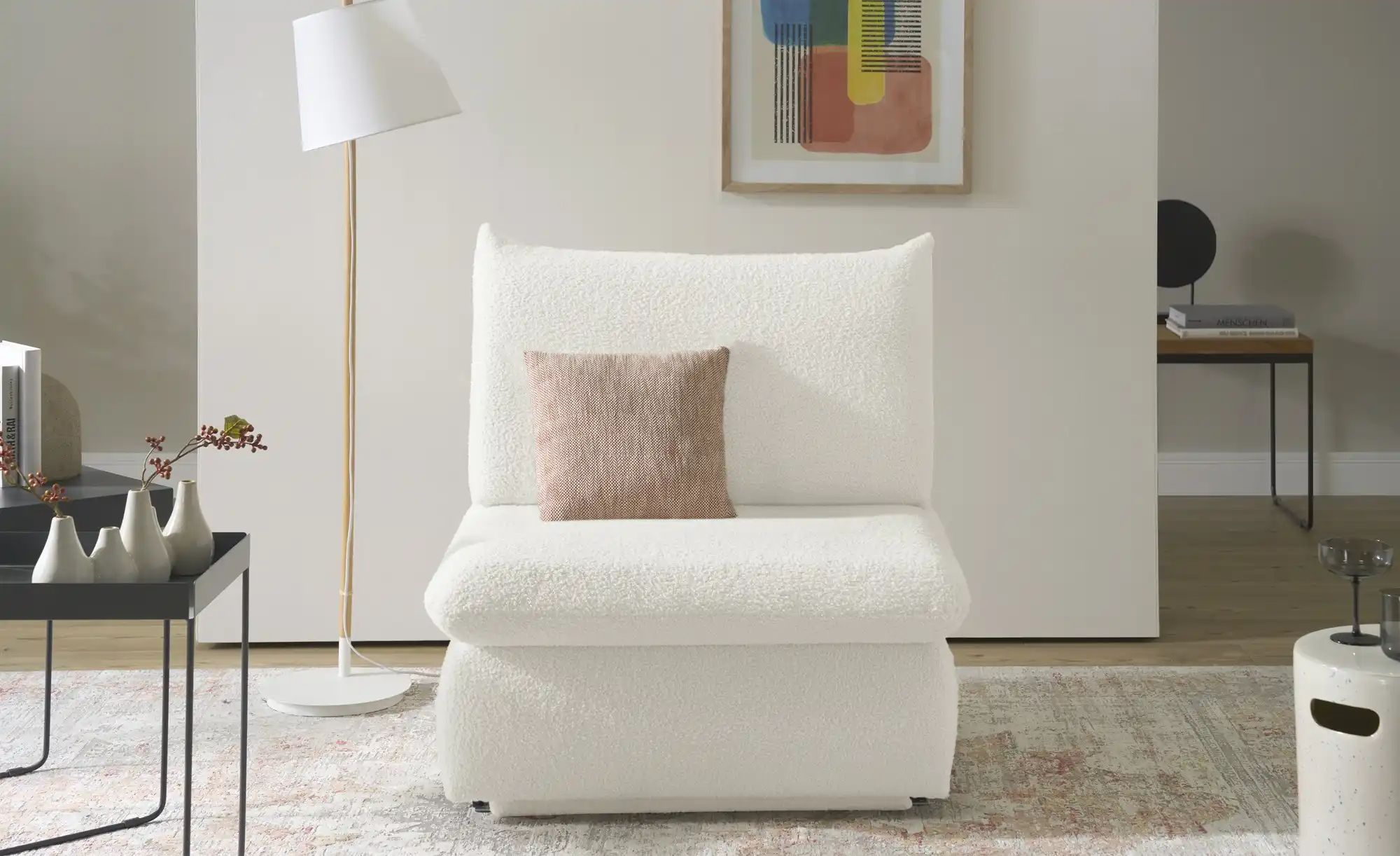 Schlafsesssel  Etta ¦ creme ¦ Maße (cm): B: 88 H: 88 T: 96.0 Polstermöbel > günstig online kaufen