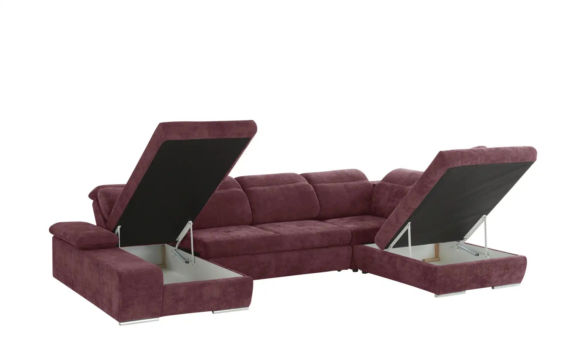 Thumbnail - switch Wohnlandschaft  Avilla ¦ rot ¦ Maße (cm): B: 355 H: 86 T: 234.0 Polstermöbel > Sofas > Schlafsofas - Höffner