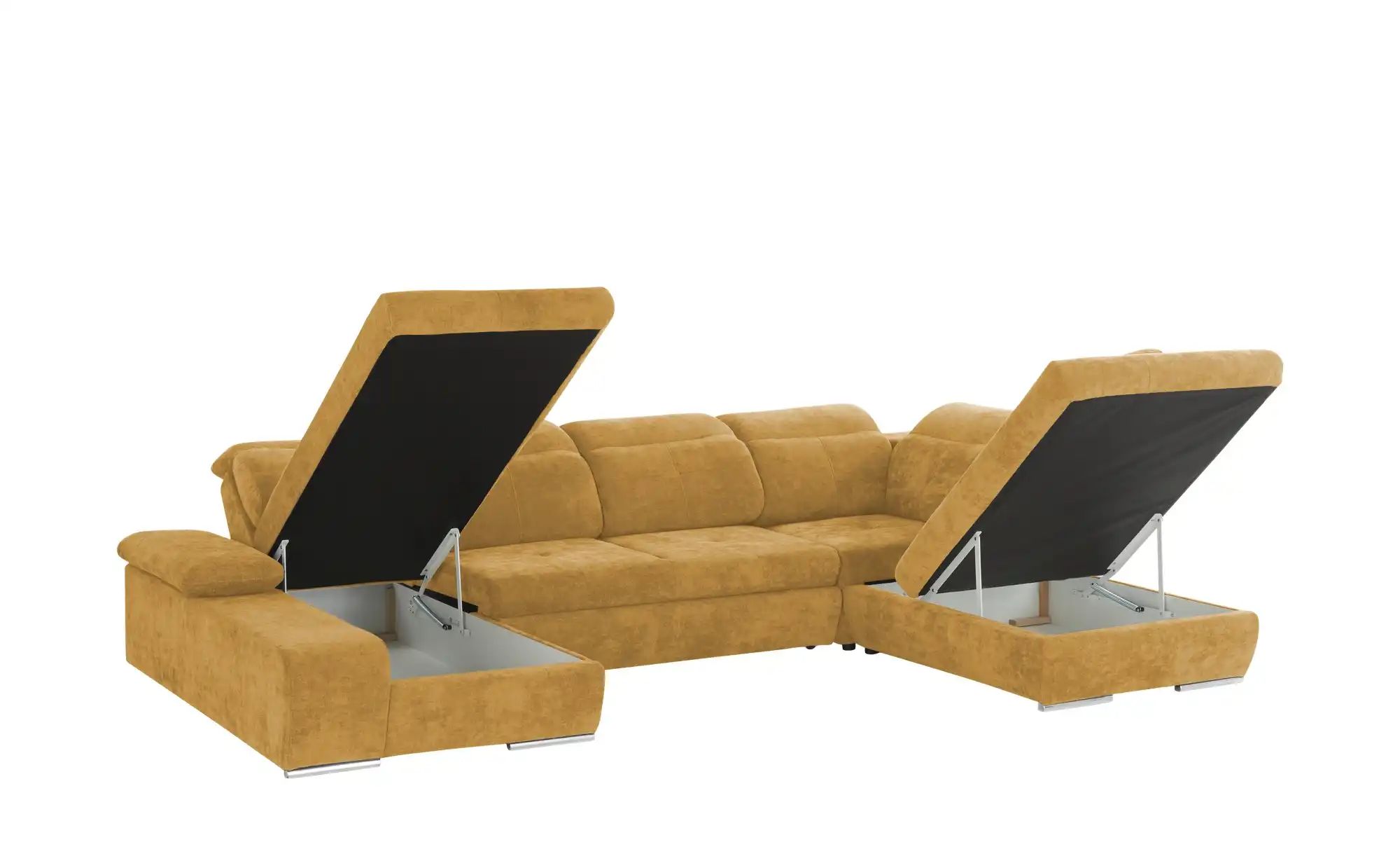 Thumbnail - switch Wohnlandschaft  Avilla ¦ gelb ¦ Maße (cm): B: 355 H: 86 T: 234.0 Polstermöbel > Sofas > Schlafsofas - Höffner