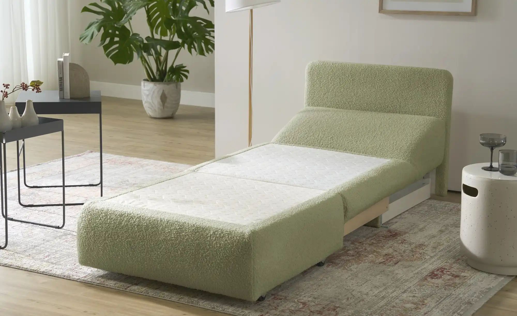 Schlafsesssel  Etta ¦ grün ¦ Maße (cm): B: 88 H: 88 T: 96.0 Polstermöbel > günstig online kaufen