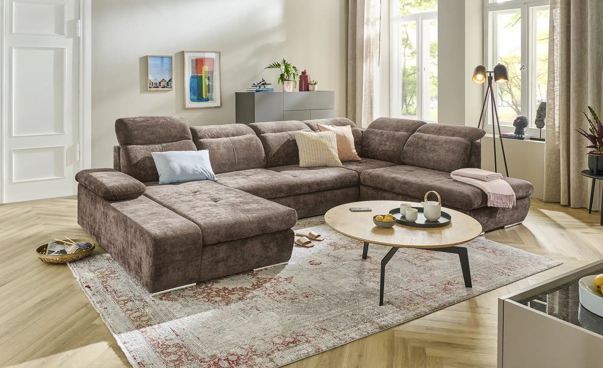 Thumbnail - switch Wohnlandschaft Avilla ¦ braun ¦ Maße (cm): B: 355 H: 86 T: 234.0 Polstermöbel > Sofas > Wohnlandschaften - Höffn...