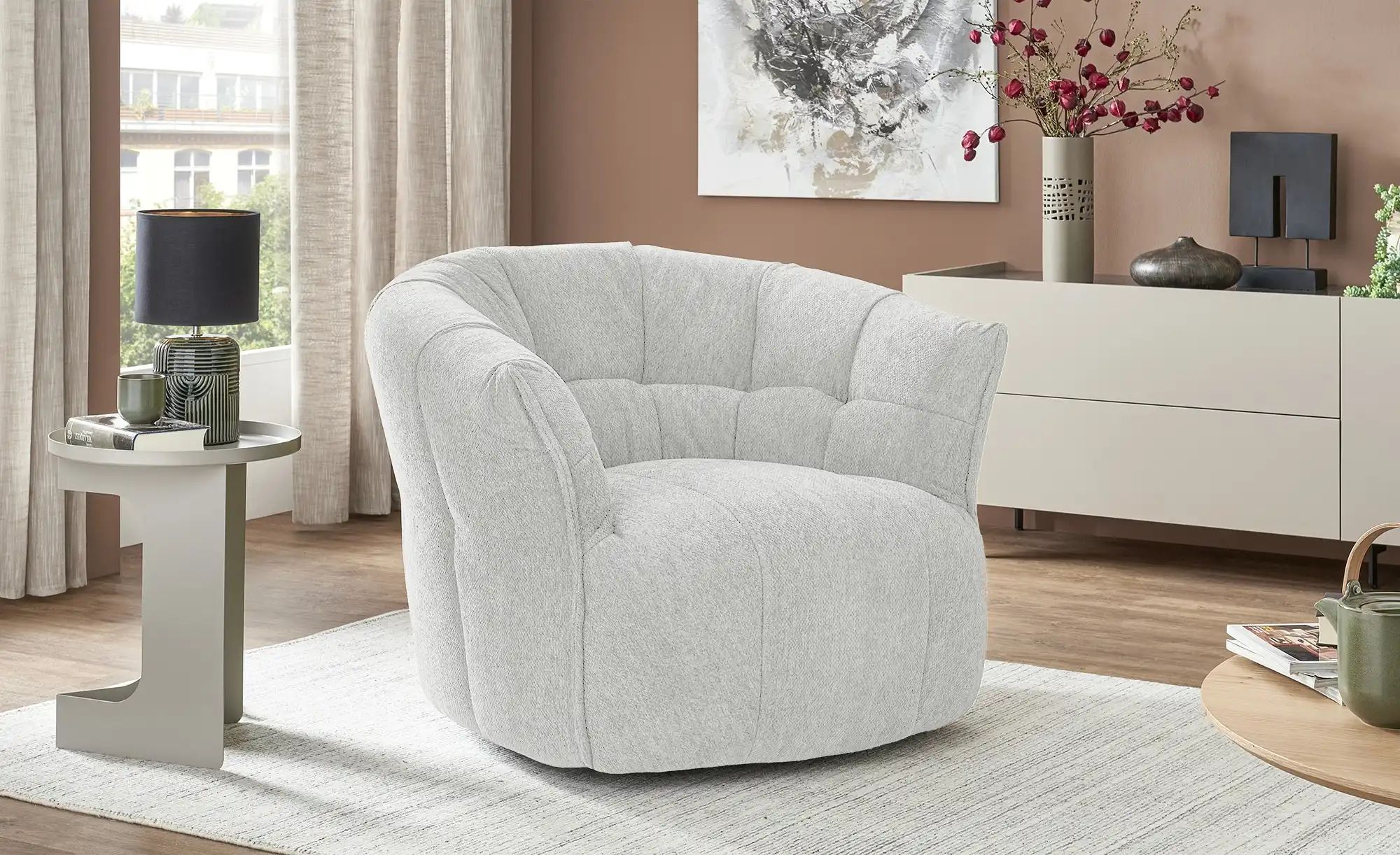 Thumbnail - uno Sessel  Lio ¦ weiß ¦ Maße (cm): B: 103 H: 76 T: 95.0 Polstermöbel > Sessel > Relaxsessel - Höffner