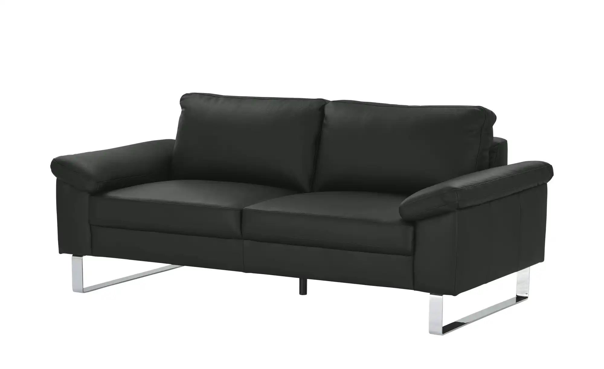 Thumbnail - Max Schelling Ledersofa aus Echtleder Maximum ¦ schwarz ¦ Maße (cm): B: 204 H: 89 T: 97.0 Polstermöbel > Sofas > 2-Sitze...