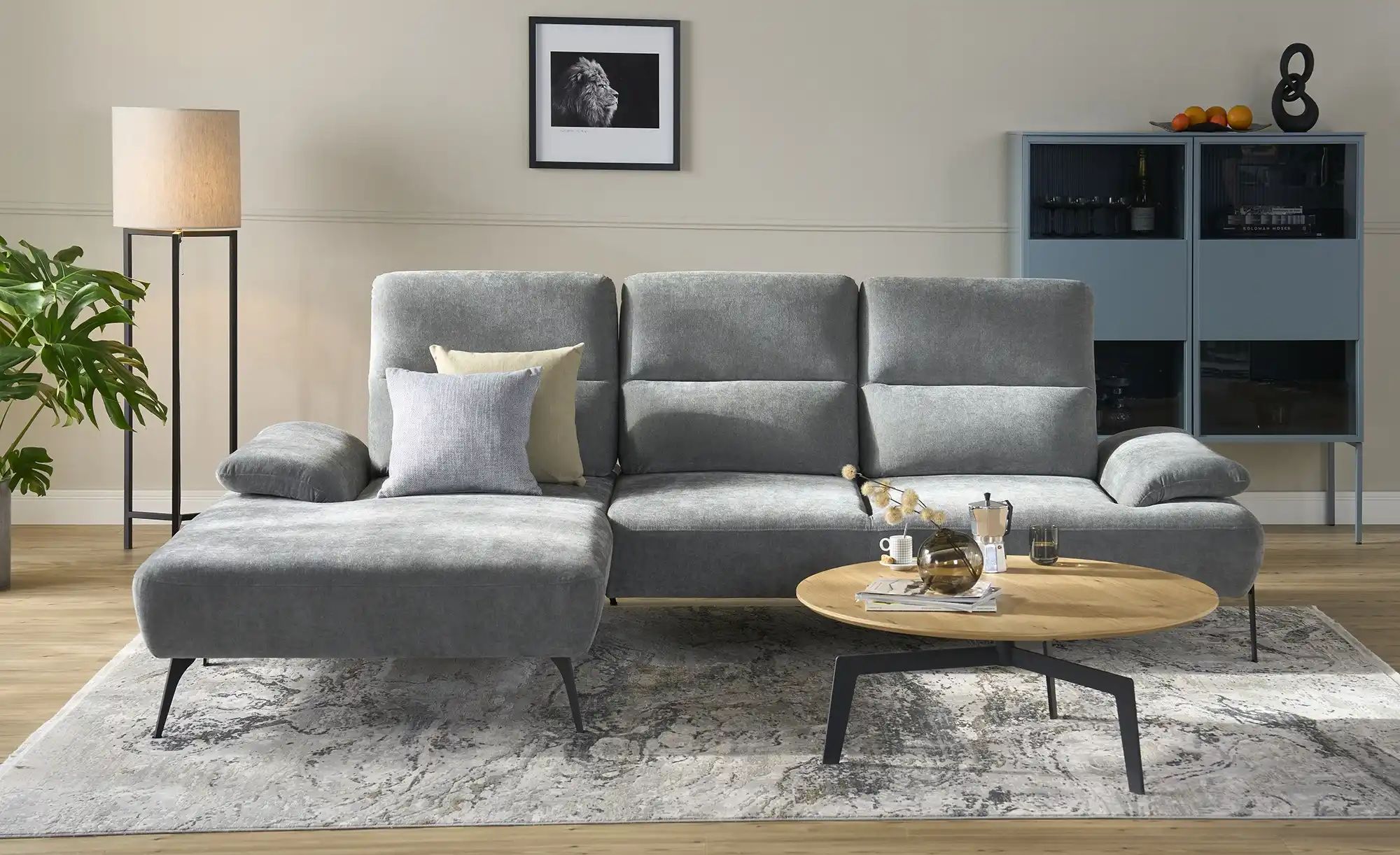 switch Ecksofa  Cesar ¦ grau ¦ Maße (cm): B: 288 H: 102 T: 183.0 Polstermöb günstig online kaufen