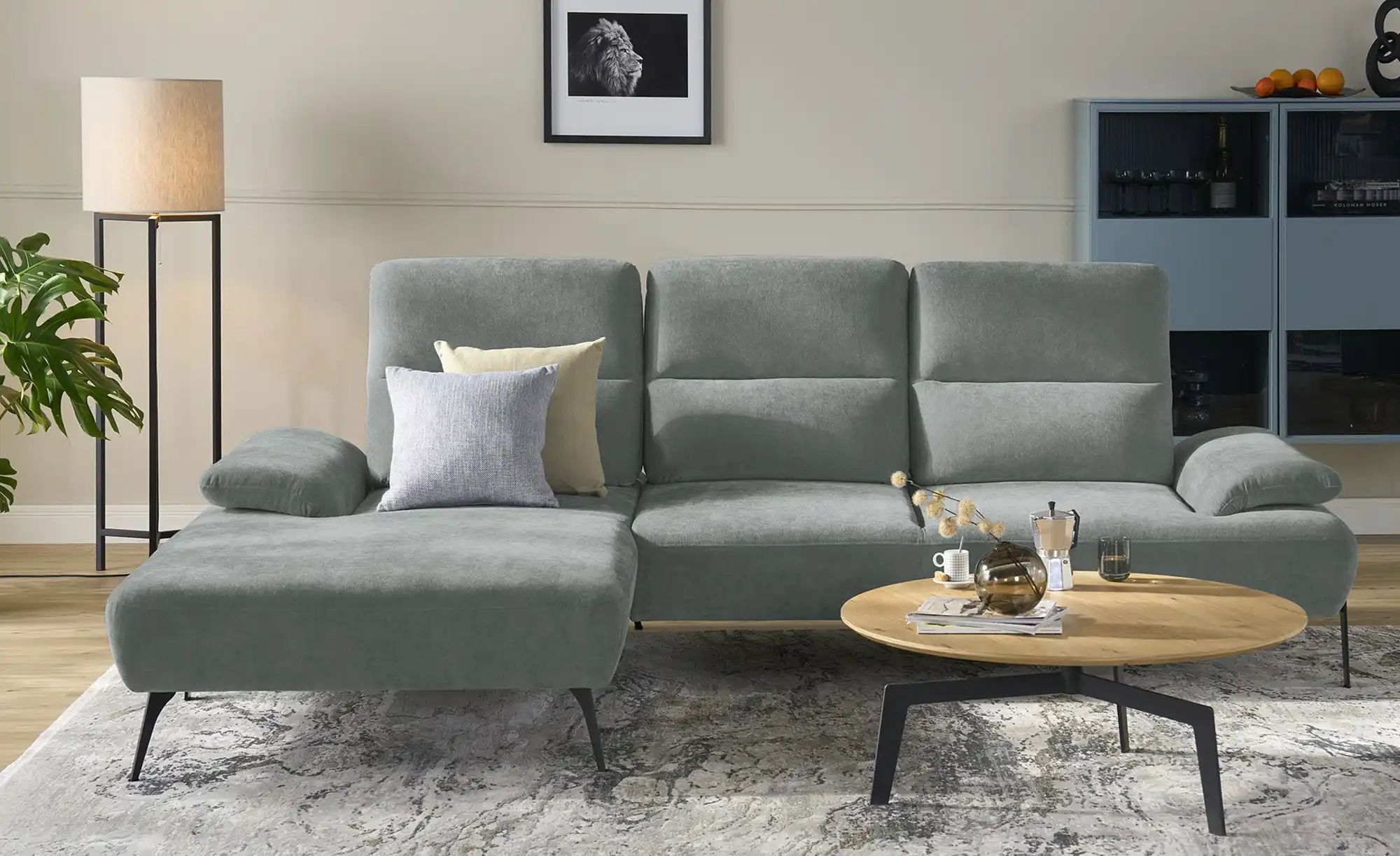 switch Ecksofa  Cesar ¦ grau ¦ Maße (cm): B: 288 H: 102 T: 183.0 Polstermöb günstig online kaufen