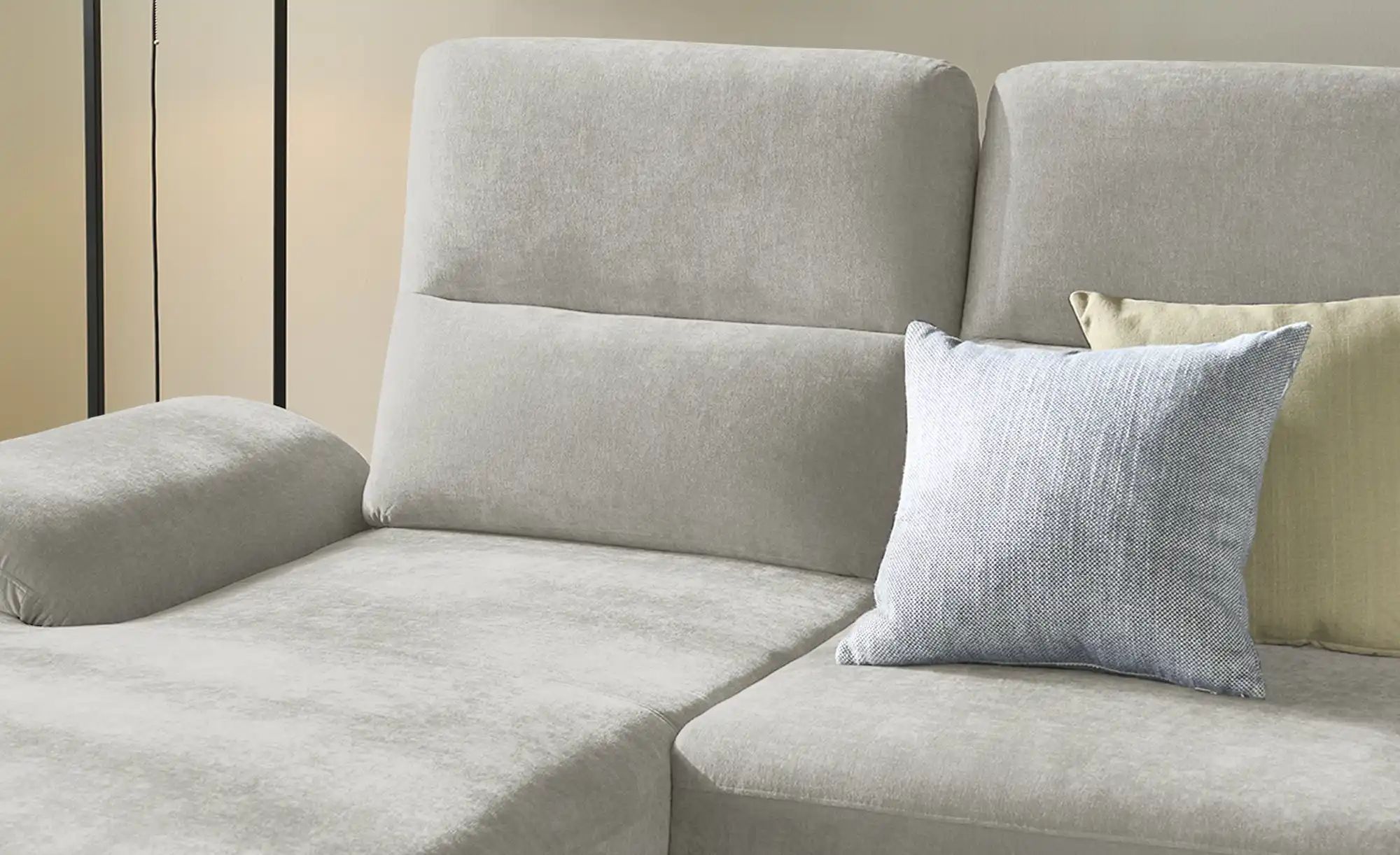switch Ecksofa  Cesar ¦ grau ¦ Maße (cm): B: 288 H: 102 T: 183.0 Polstermöb günstig online kaufen