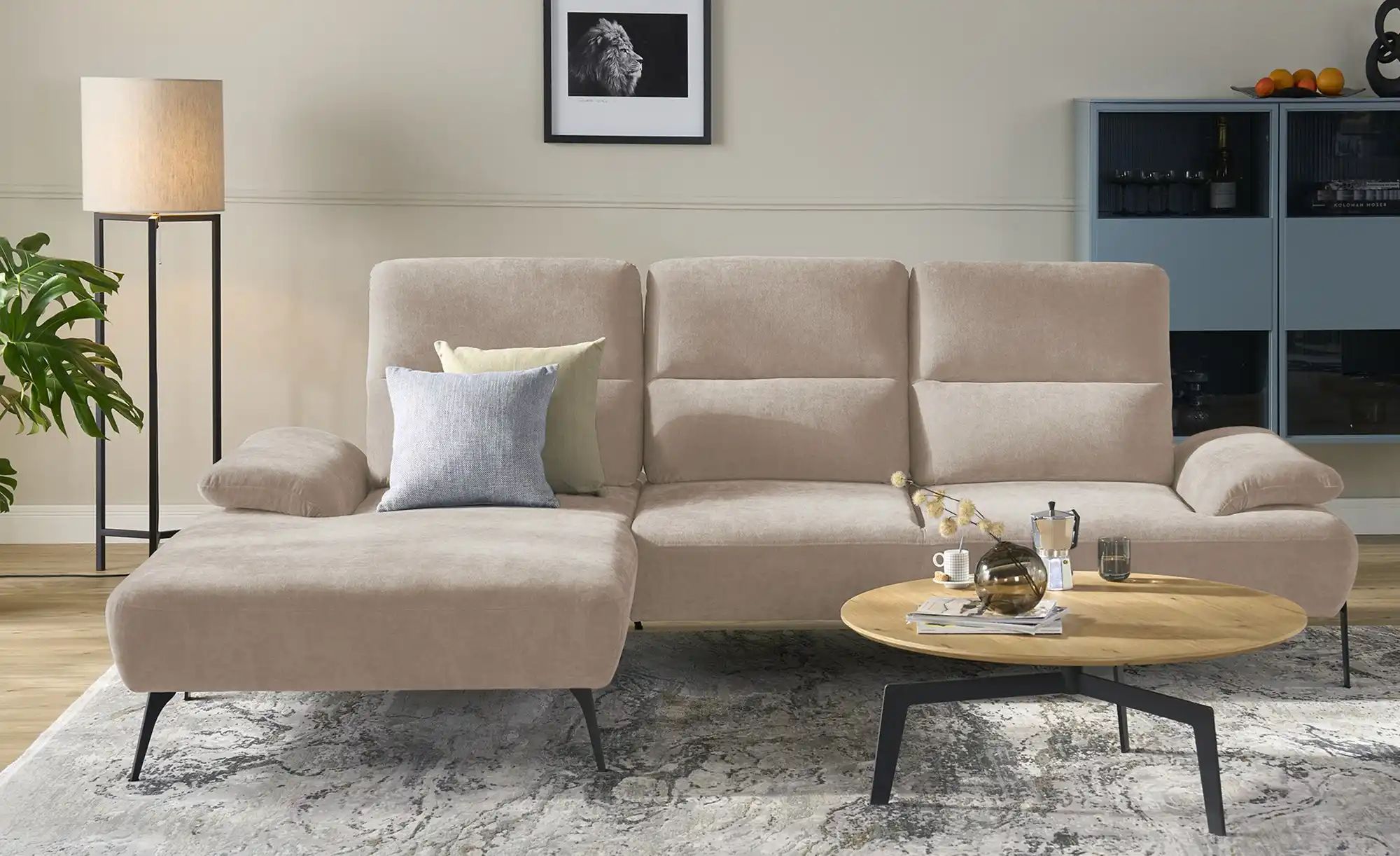 switch Ecksofa  Cesar ¦ beige ¦ Maße (cm): B: 288 H: 102 T: 183.0 Polstermö günstig online kaufen