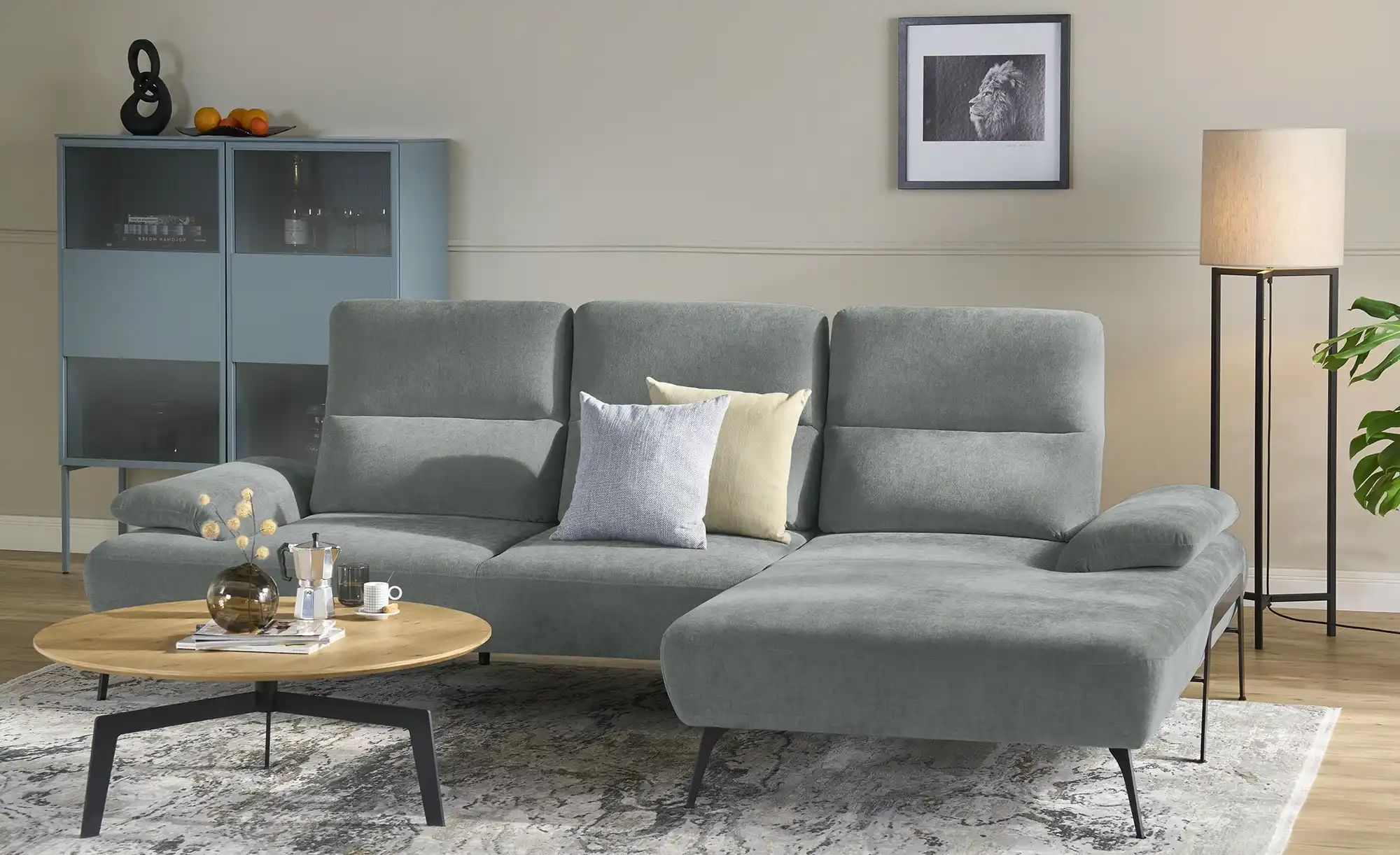 switch Ecksofa  Cesar ¦ grau ¦ Maße (cm): B: 288 H: 102 T: 183.0 Polstermöb günstig online kaufen