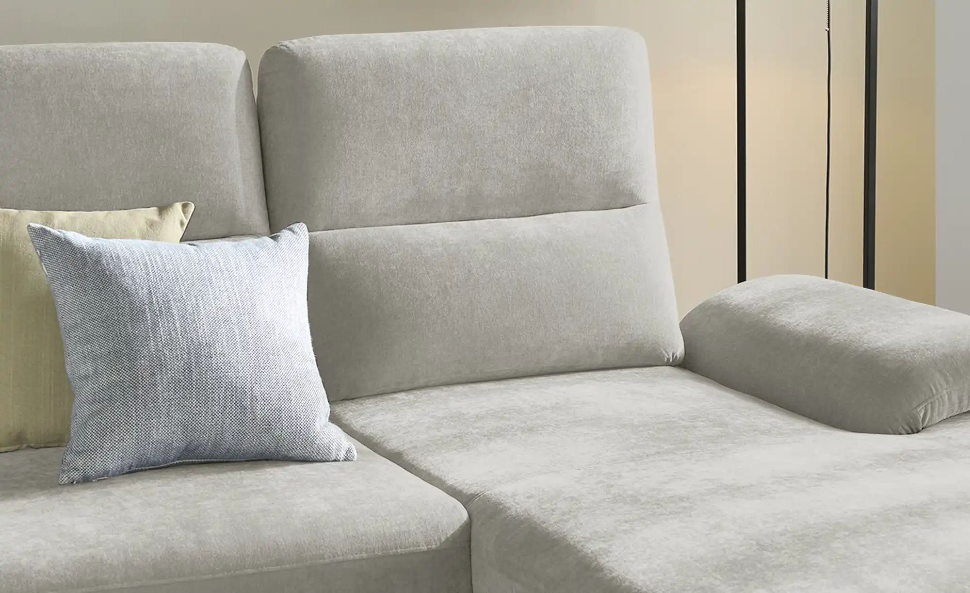 switch Ecksofa  Cesar ¦ grau ¦ Maße (cm): B: 288 H: 102 T: 183.0 Polstermöb günstig online kaufen