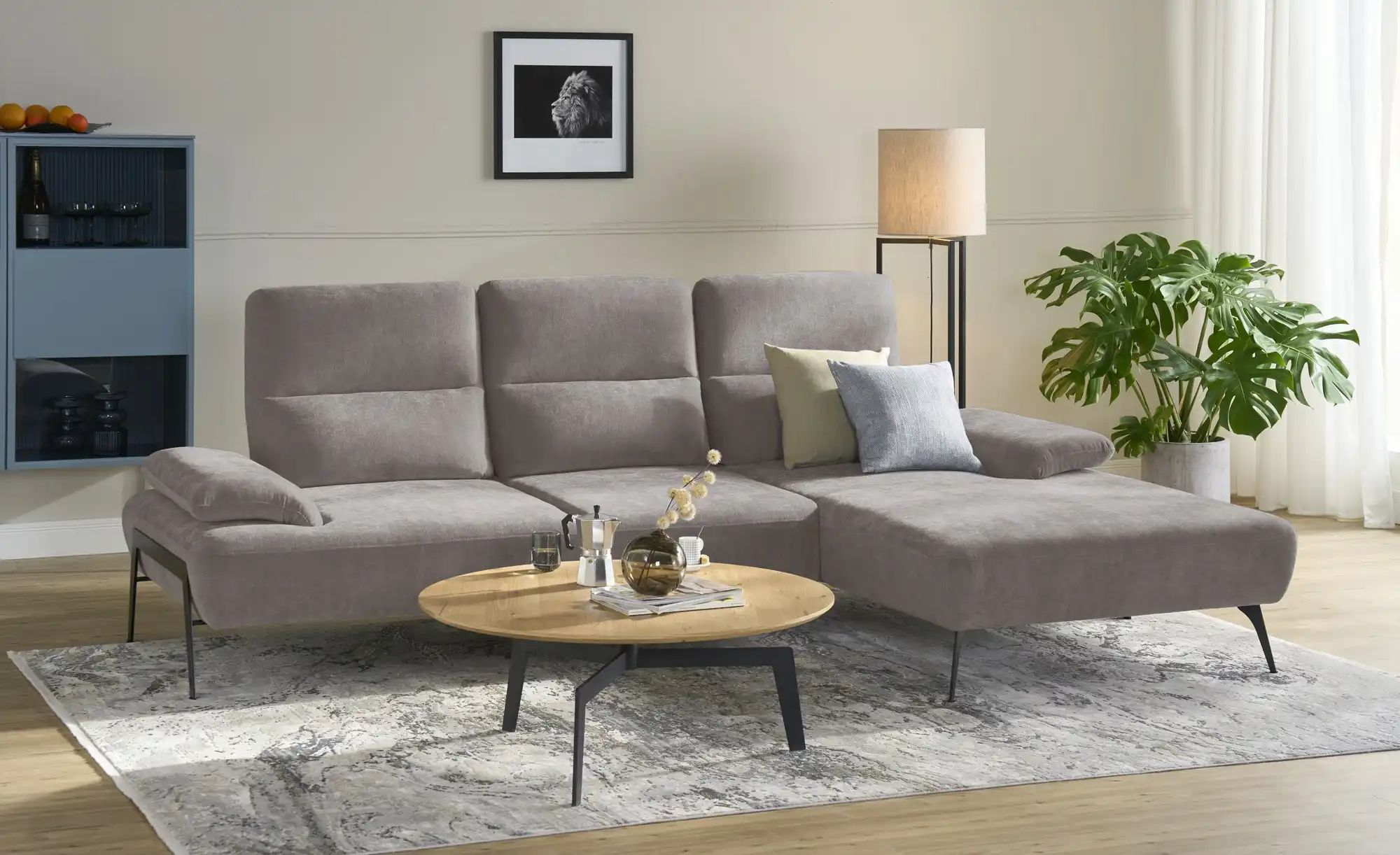 Thumbnail - switch Ecksofa Cesar ¦ grau ¦ Maße (cm): B: 288 H: 102 T: 183.0 Polstermöbel > Sofas > Ecksofas - Höffner