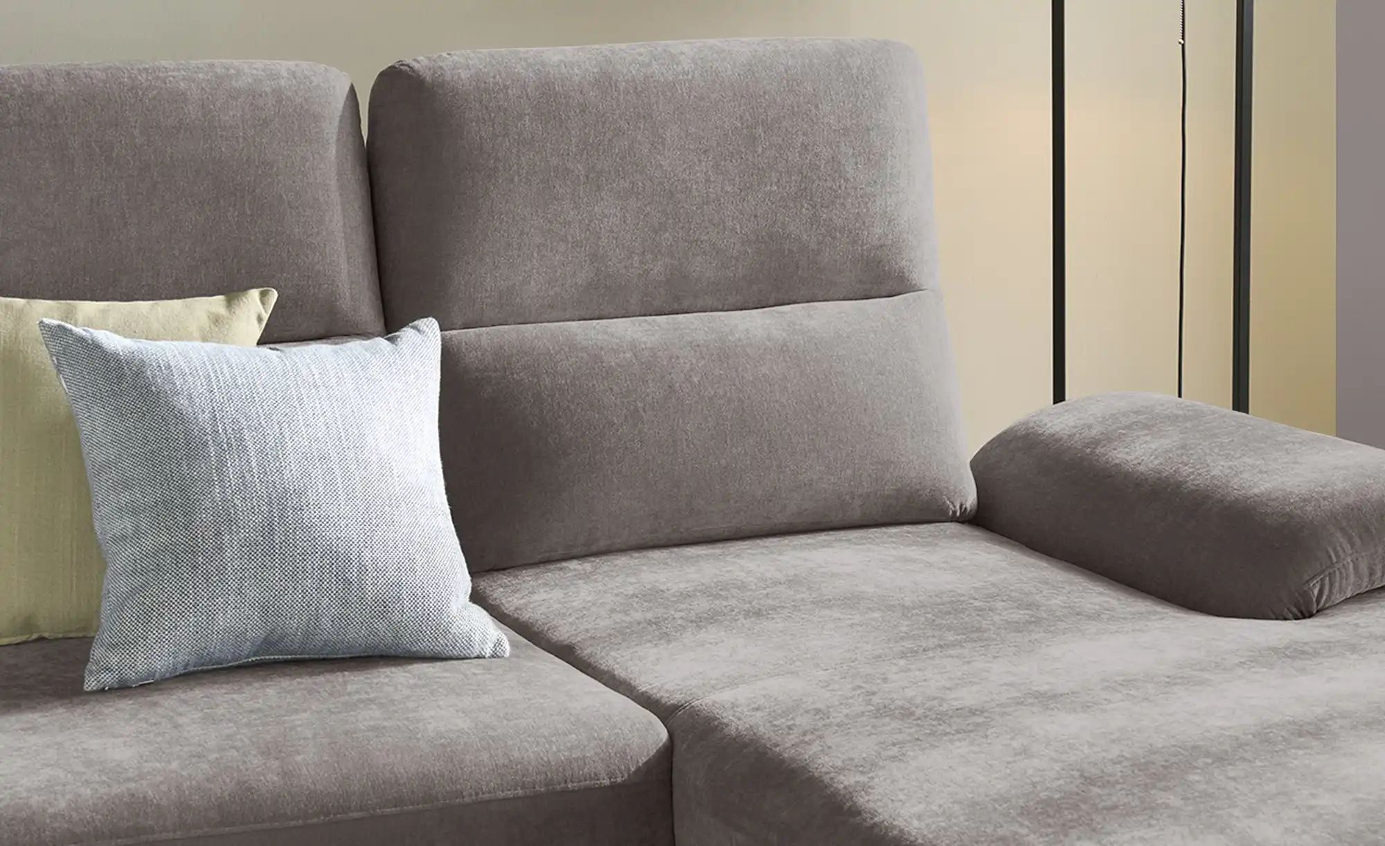 Thumbnail - switch Ecksofa Cesar ¦ grau ¦ Maße (cm): B: 288 H: 102 T: 183.0 Polstermöbel > Sofas > Ecksofas - Höffner