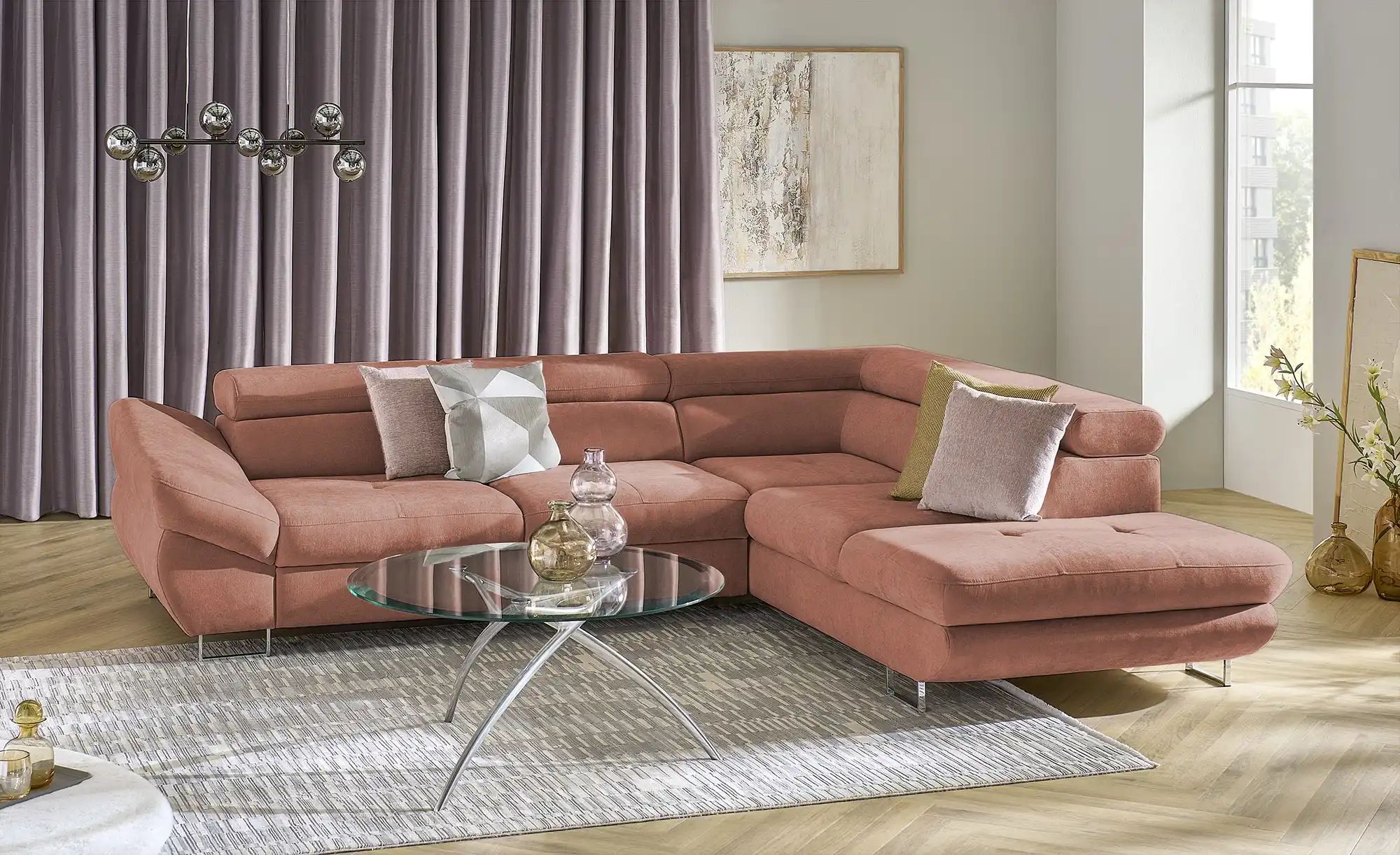 Thumbnail - switch Ecksofa Fabio ¦ kupfer ¦ Maße (cm): B: 280 H: 69 T: 235.0 Polstermöbel > Sofas > Ecksofas - Höffner