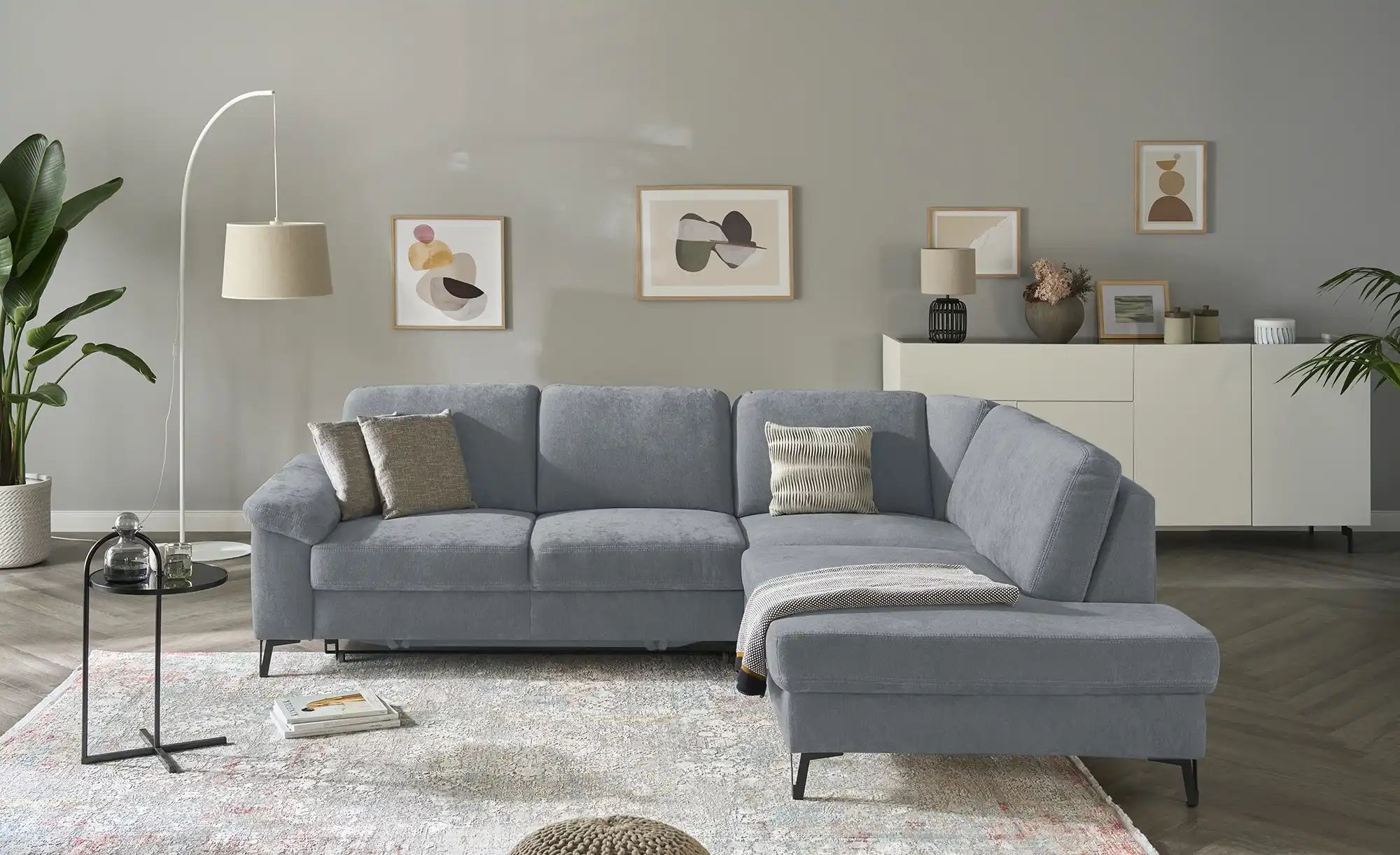 Thumbnail - Ecksofa  Coco ¦ grau ¦ Maße (cm): B: 283 H: 89 T: 210.0 Polstermöbel > Sofas > 3-Sitzer - Höffner