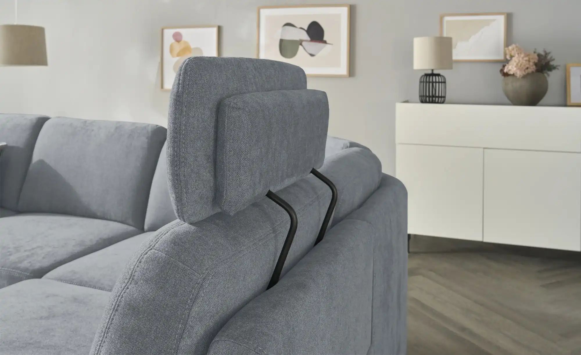 Thumbnail - Ecksofa  Coco ¦ grau ¦ Maße (cm): B: 283 H: 89 T: 210.0 Polstermöbel > Sofas > 3-Sitzer - Höffner