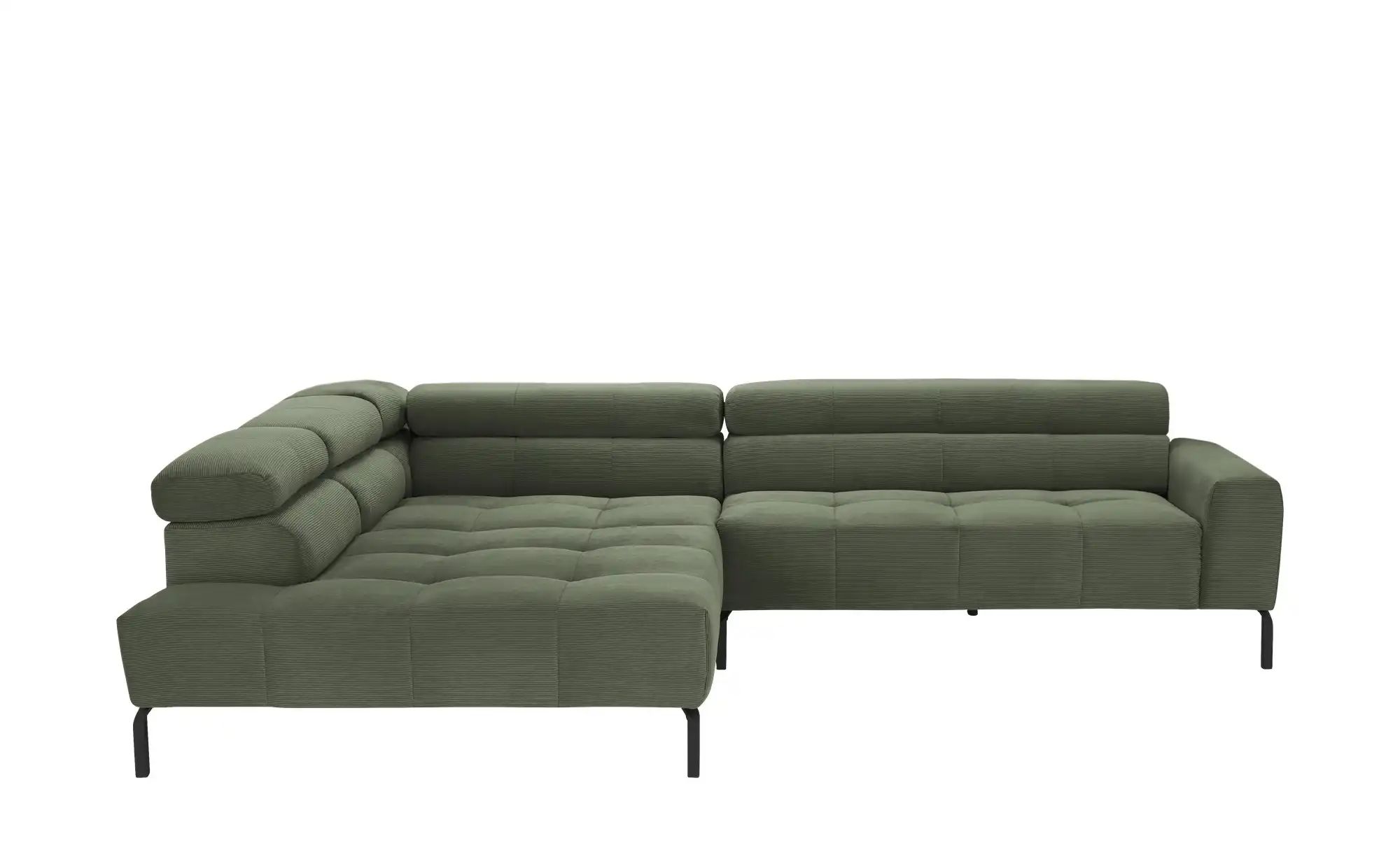 Max Schelling Ecksofa verstellbare Kopfteile MS Verve ¦ grün ¦ Maße (cm): B günstig online kaufen