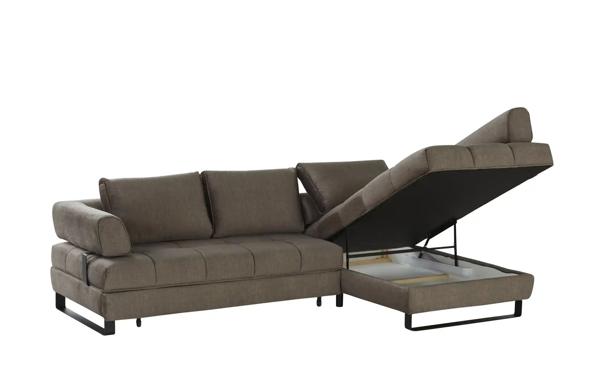 switch Ecksofa  Havana ¦ grau ¦ Maße (cm): B: 272 H: 89 T: 173.0 Polstermöb günstig online kaufen