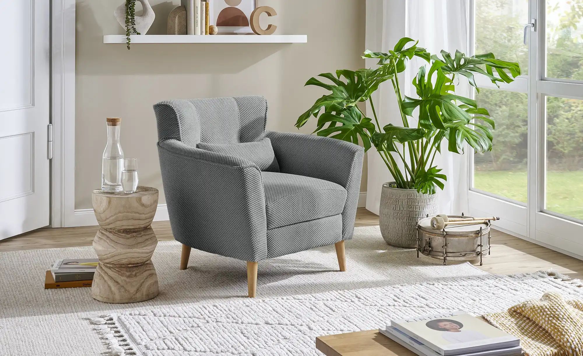 switch Sessel  Teddy ¦ grau ¦ Maße (cm): B: 87 H: 82 T: 83.0 Polstermöbel > günstig online kaufen