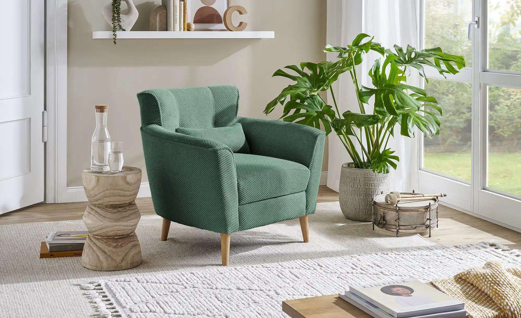 switch Sessel  Teddy ¦ grün ¦ Maße (cm): B: 87 H: 82 T: 83.0 Polstermöbel > günstig online kaufen
