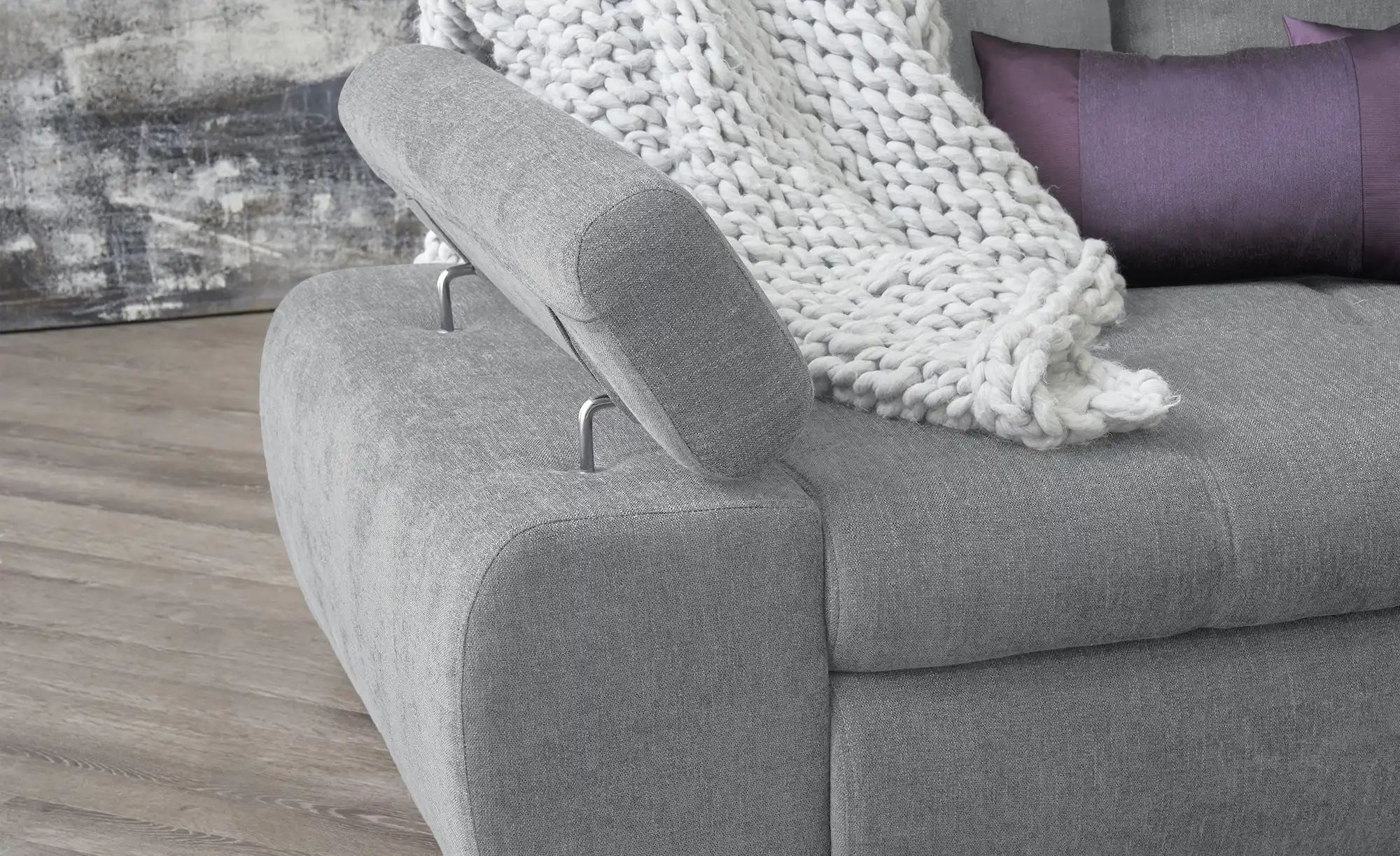 Thumbnail - switch Ecksofa  Sky ¦ grau ¦ Maße (cm): B: 265 H: 89 T: 175.0 Polstermöbel > Sofas > Ecksofas - Höffner