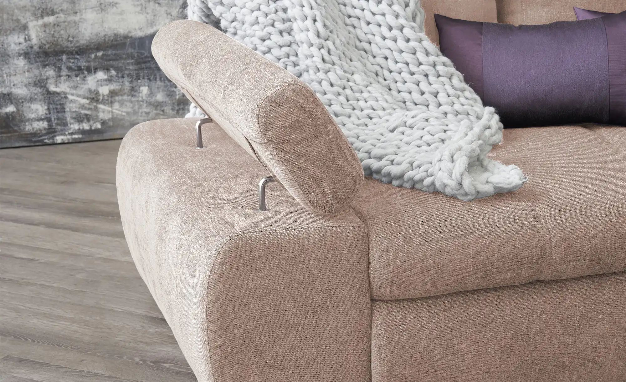 Thumbnail - switch Ecksofa  Sky ¦ rosa/pink ¦ Maße (cm): B: 265 H: 89 T: 175.0 Polstermöbel > Sofas > Ecksofas - Höffner