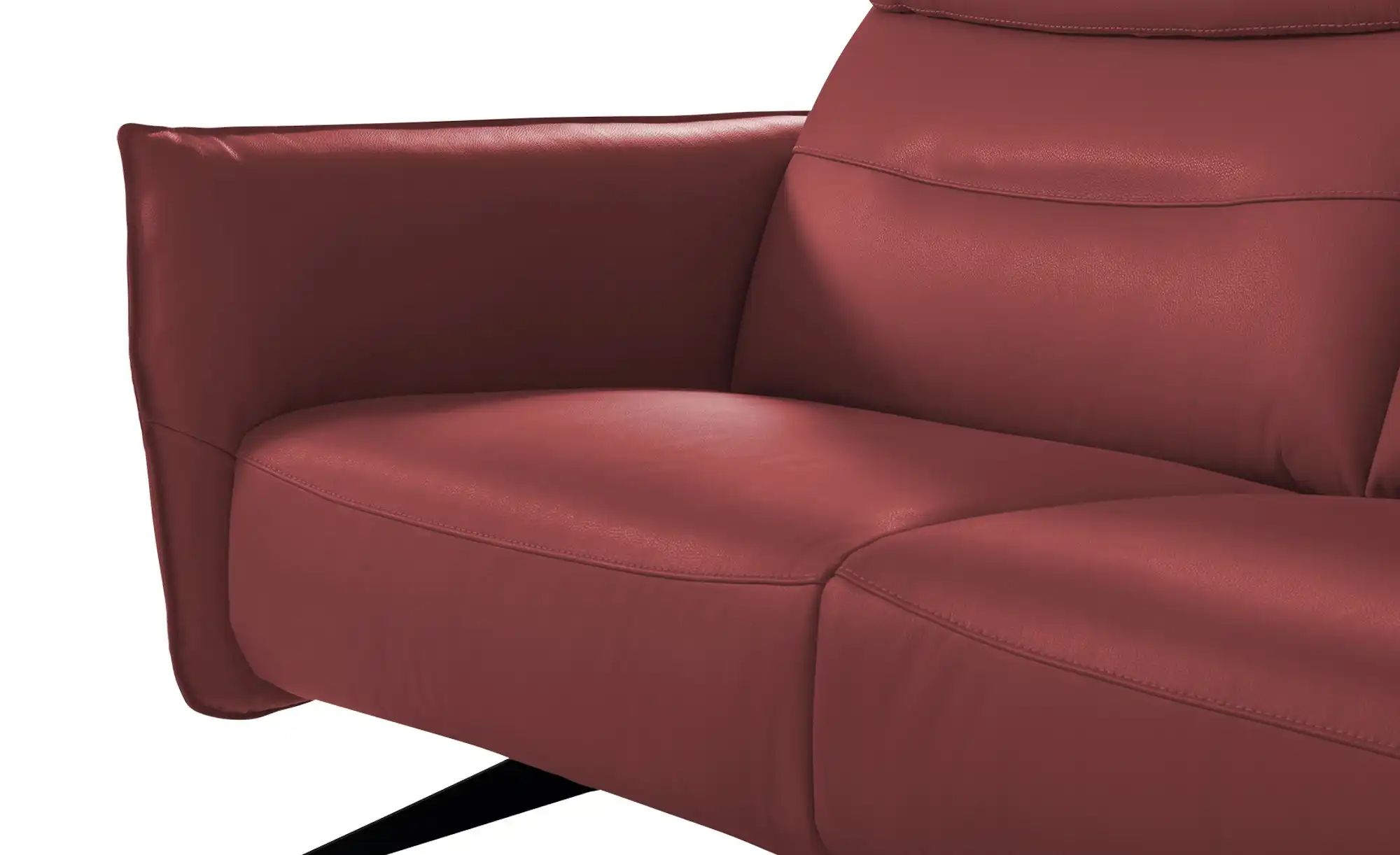 Thumbnail - uno Einzelsofa  Lazio ¦ rot ¦ Maße (cm): B: 172 H: 102 T: 95.0 Polstermöbel > Sofas > 2-Sitzer - Höffner