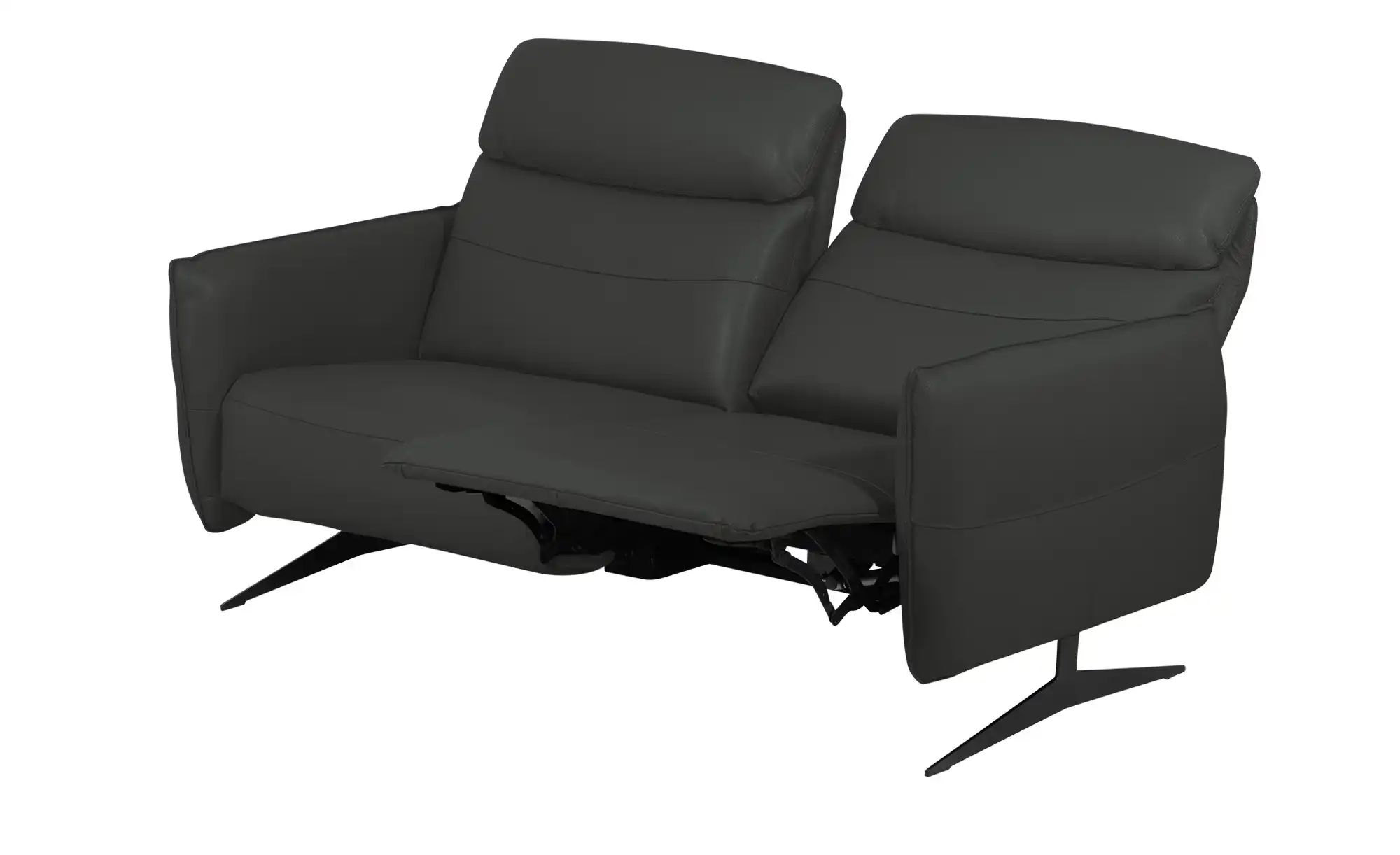 Thumbnail - uno Einzelsofa  Lazio ¦ schwarz ¦ Maße (cm): B: 172 H: 102 T: 95.0 Polstermöbel > Sofas > 2-Sitzer - Höffner