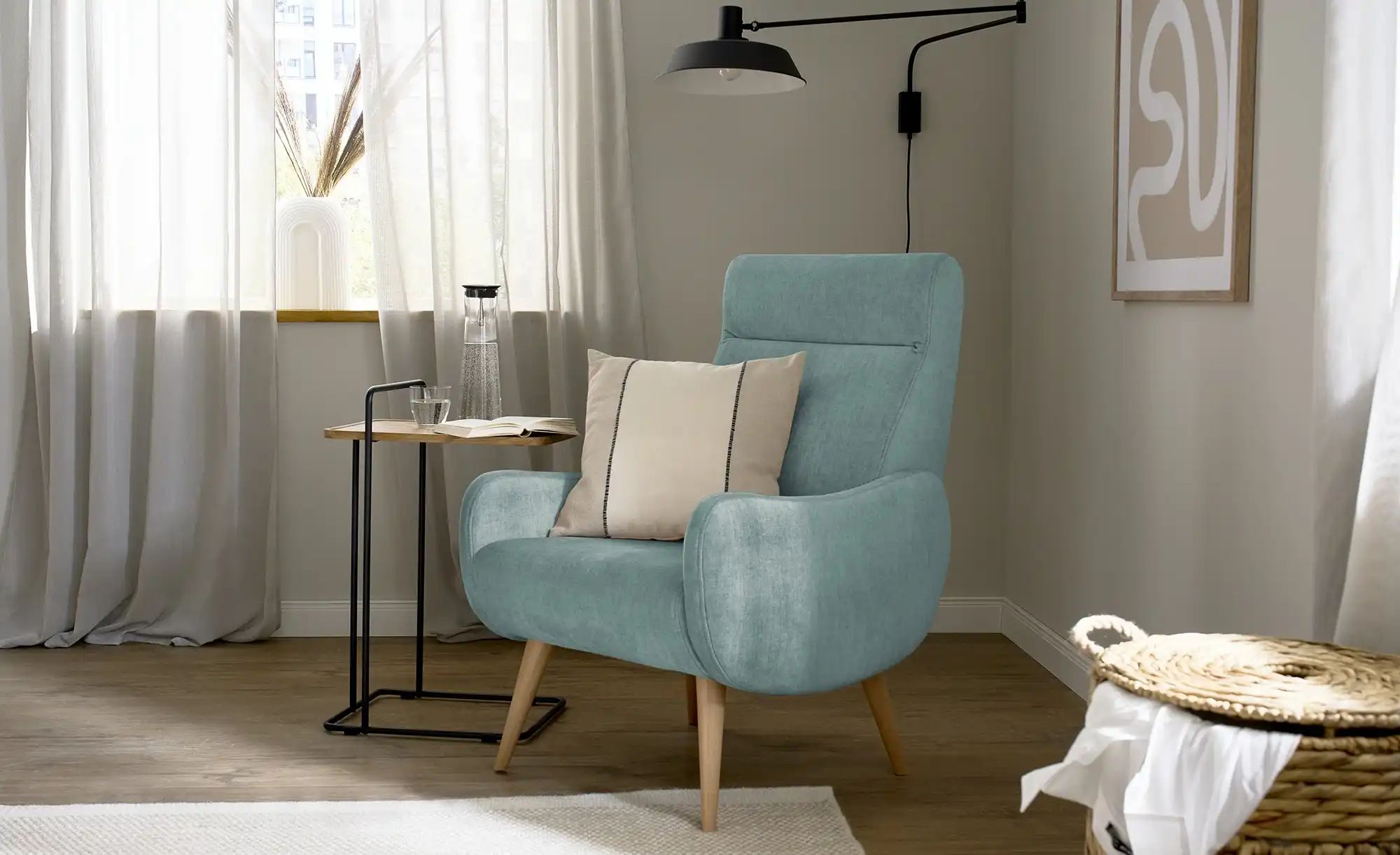 Thumbnail - switch Sessel Scott ¦ grün ¦ Maße (cm): B: 73 H: 98 T: 78.0 Polstermöbel > Sessel > Cocktailsessel - Höffner