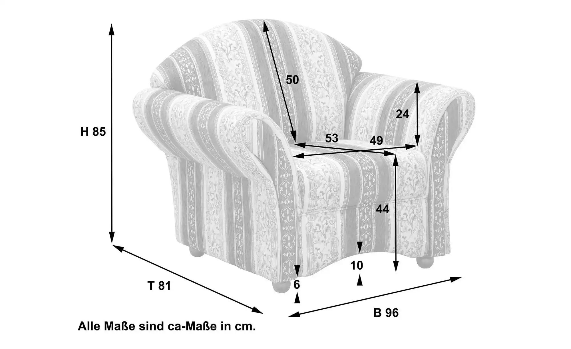 Max Winzer Sessel  Corona ¦ rot ¦ Maße (cm): B: 96 H: 83 Polstermöbel > Ses günstig online kaufen