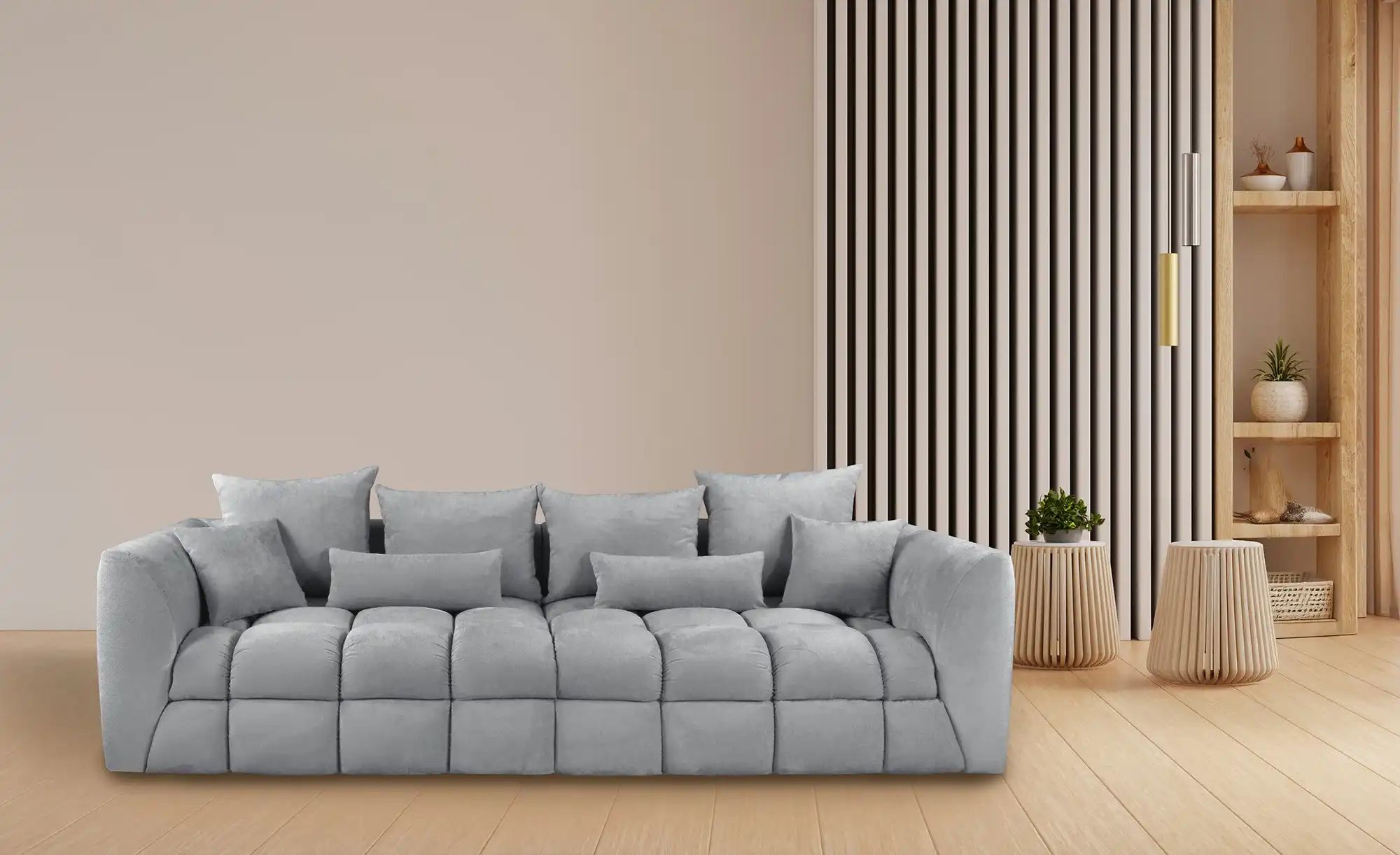 Thumbnail - switch Einzelsofa  Avinion ¦ grau ¦ Maße (cm): B: 294 H: 92 T: 122.0 Polstermöbel > Sofas > 3-Sitzer - Höffner