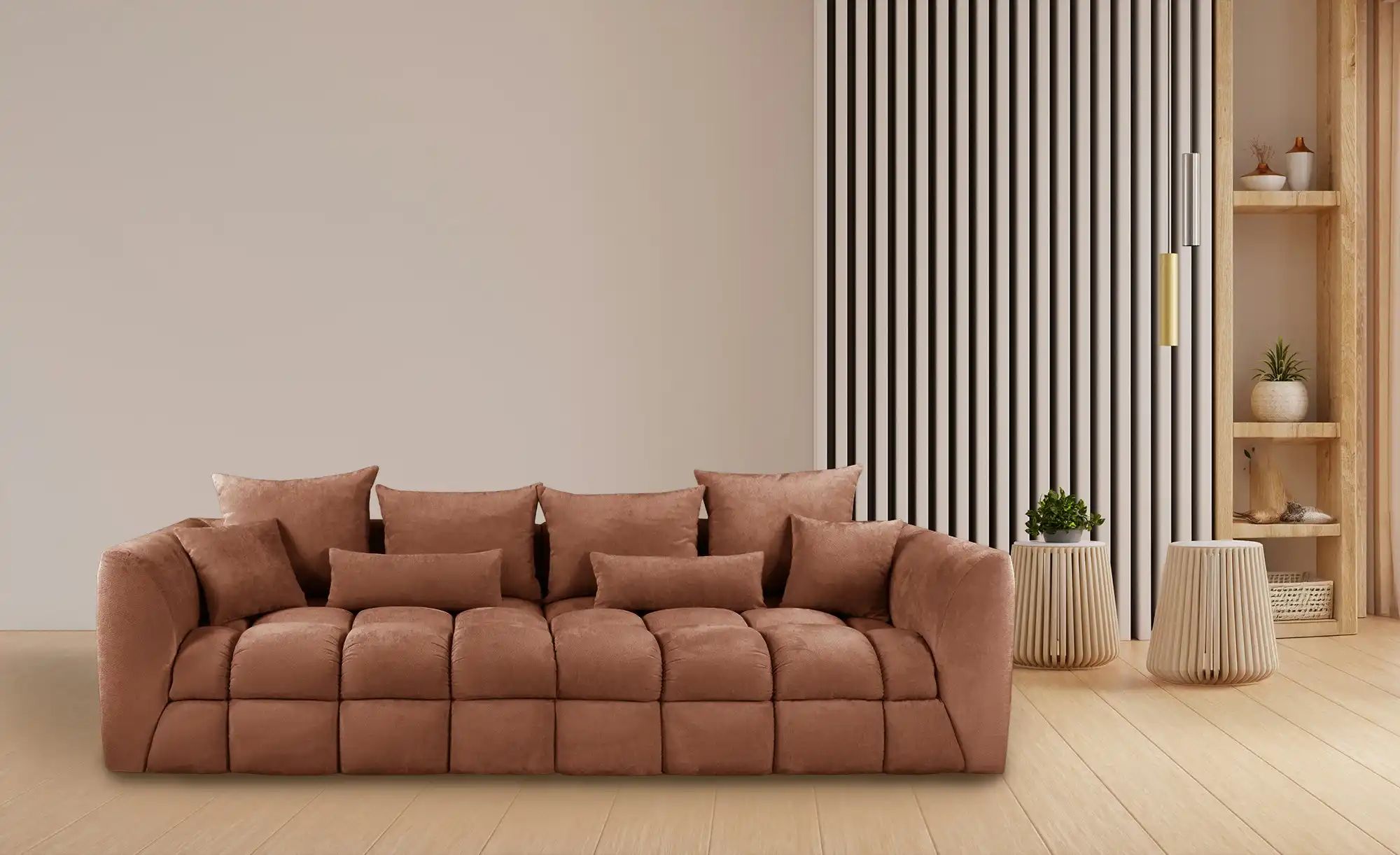 switch Einzelsofa  Avinion ¦ kupfer ¦ Maße (cm): B: 294 H: 92 T: 122.0 Pols günstig online kaufen