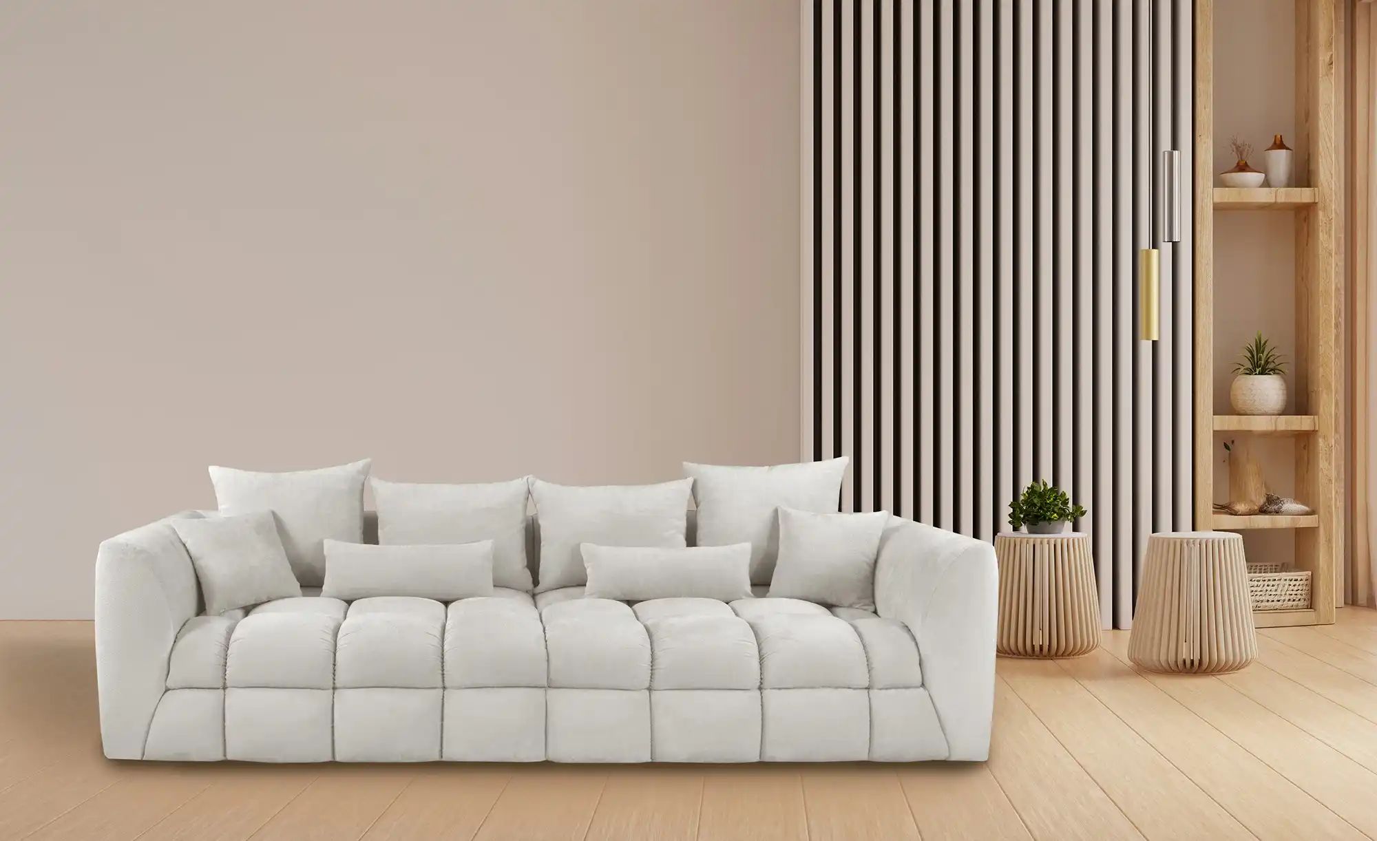 Thumbnail - switch Einzelsofa  Avinion ¦ beige ¦ Maße (cm): B: 294 H: 92 T: 122.0 Polstermöbel > Sofas > 3-Sitzer - Höffner