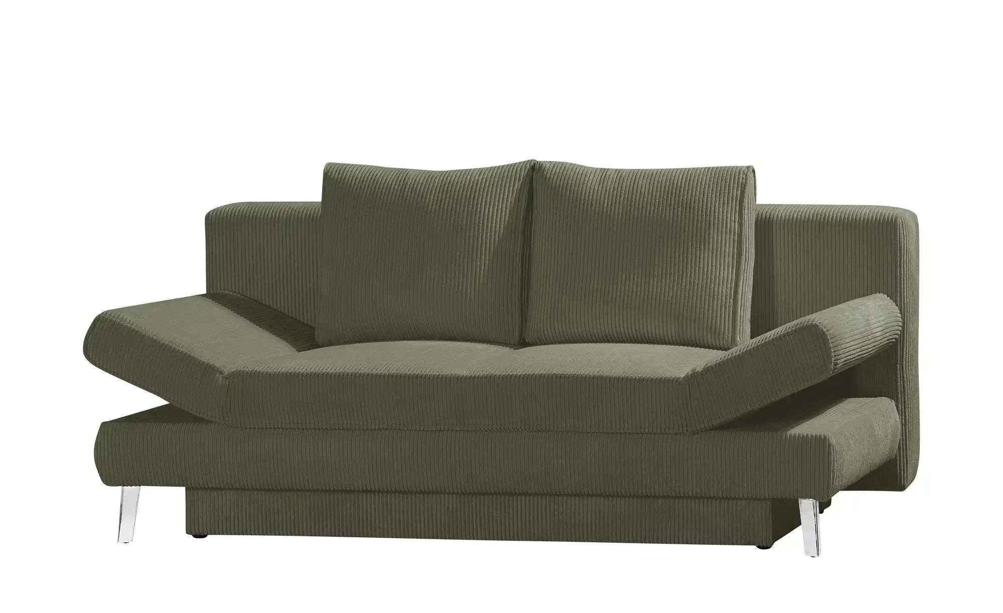 Schlafsofa mit Bettkasten Sidney ¦ grün ¦ Maße (cm): B: 200 H: 85 T: 90.0 P günstig online kaufen