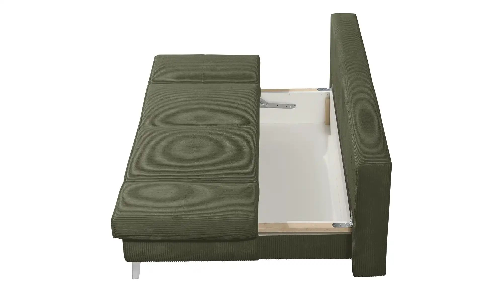 Thumbnail - Schlafsofa mit Bettkasten Sidney ¦ grün ¦ Maße (cm): B: 200 H: 85 T: 90.0 Polstermöbel > Sofas > 2-Sitzer - Höffner