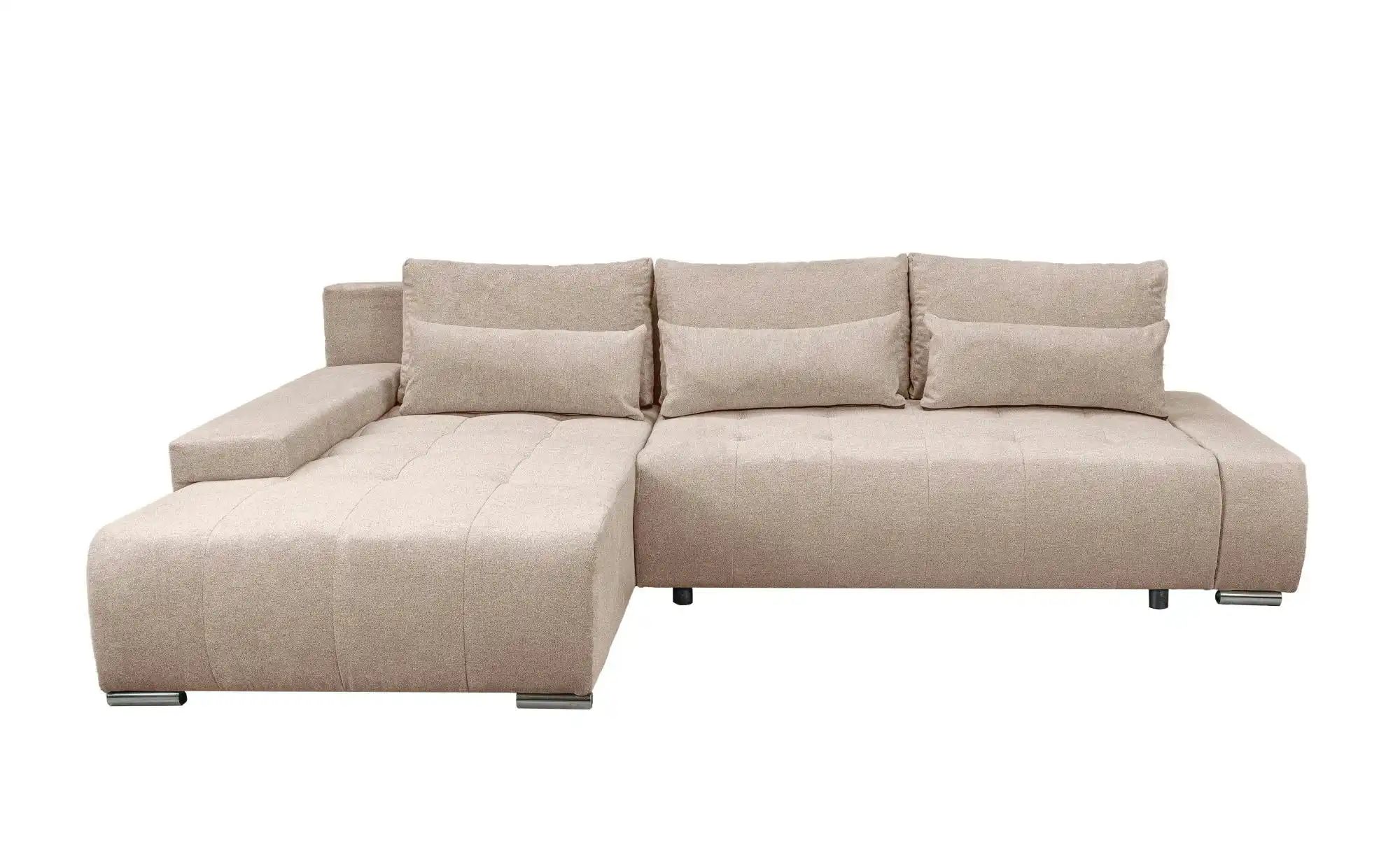 Ecksofa  Bloom ¦ beige ¦ Maße (cm): B: 267 H: 85 Polstermöbel > Sofas > 3-S günstig online kaufen