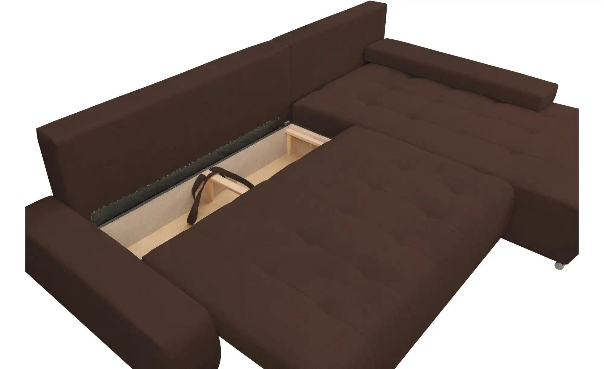 Ecksofa  Bloom ¦ braun ¦ Maße (cm): B: 267 H: 85 Polstermöbel > Sofas > 3-S günstig online kaufen