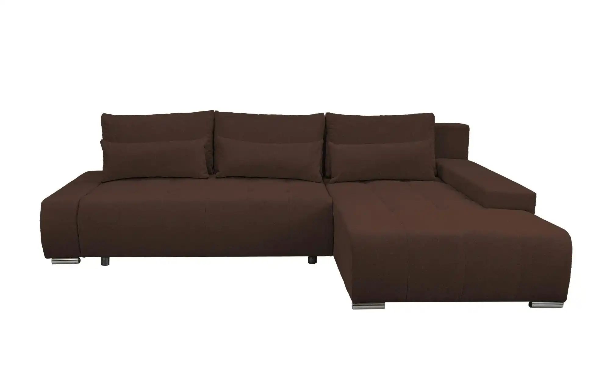 Ecksofa  Bloom ¦ braun ¦ Maße (cm): B: 267 H: 85 Polstermöbel > Sofas > 3-S günstig online kaufen