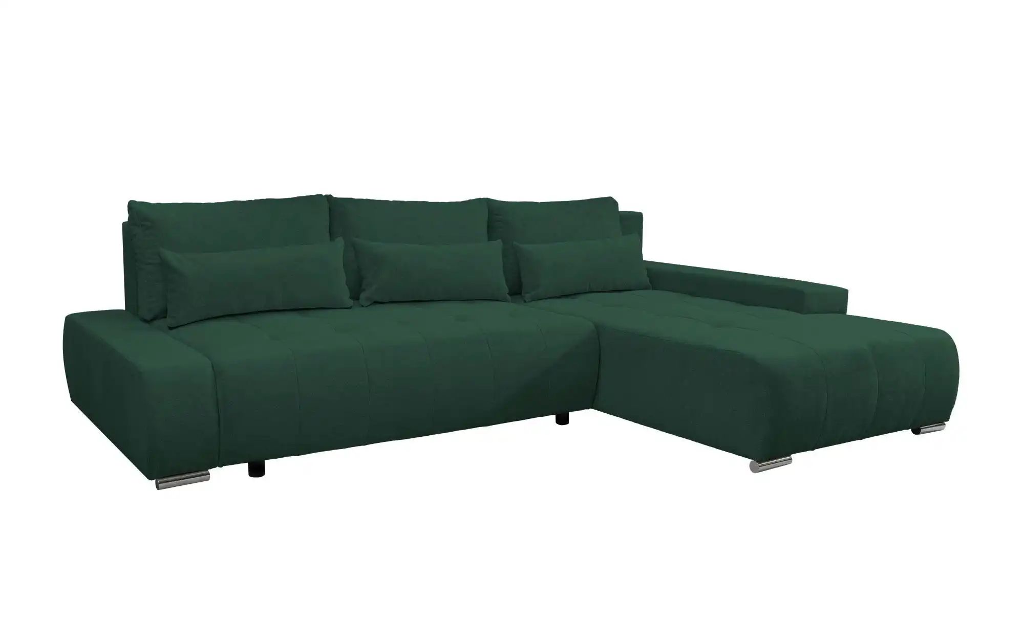 Thumbnail - Ecksofa  Bloom ¦ grün ¦ Maße (cm): B: 267 H: 85 Polstermöbel > Sofas > 3-Sitzer - Höffner