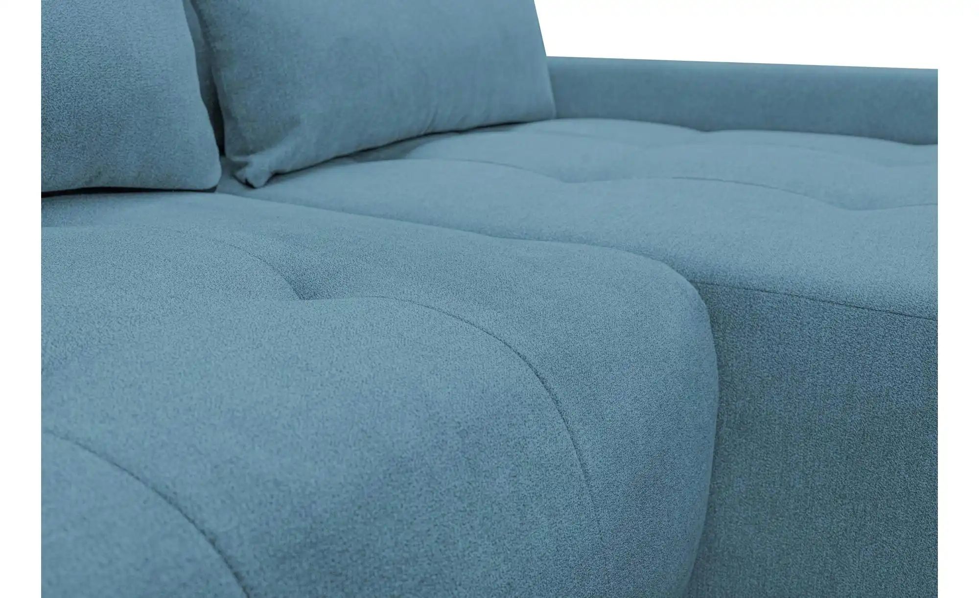 Thumbnail - Ecksofa  Bloom ¦ blau ¦ Maße (cm): B: 267 H: 85 Polstermöbel > Sofas > 3-Sitzer - Höffner