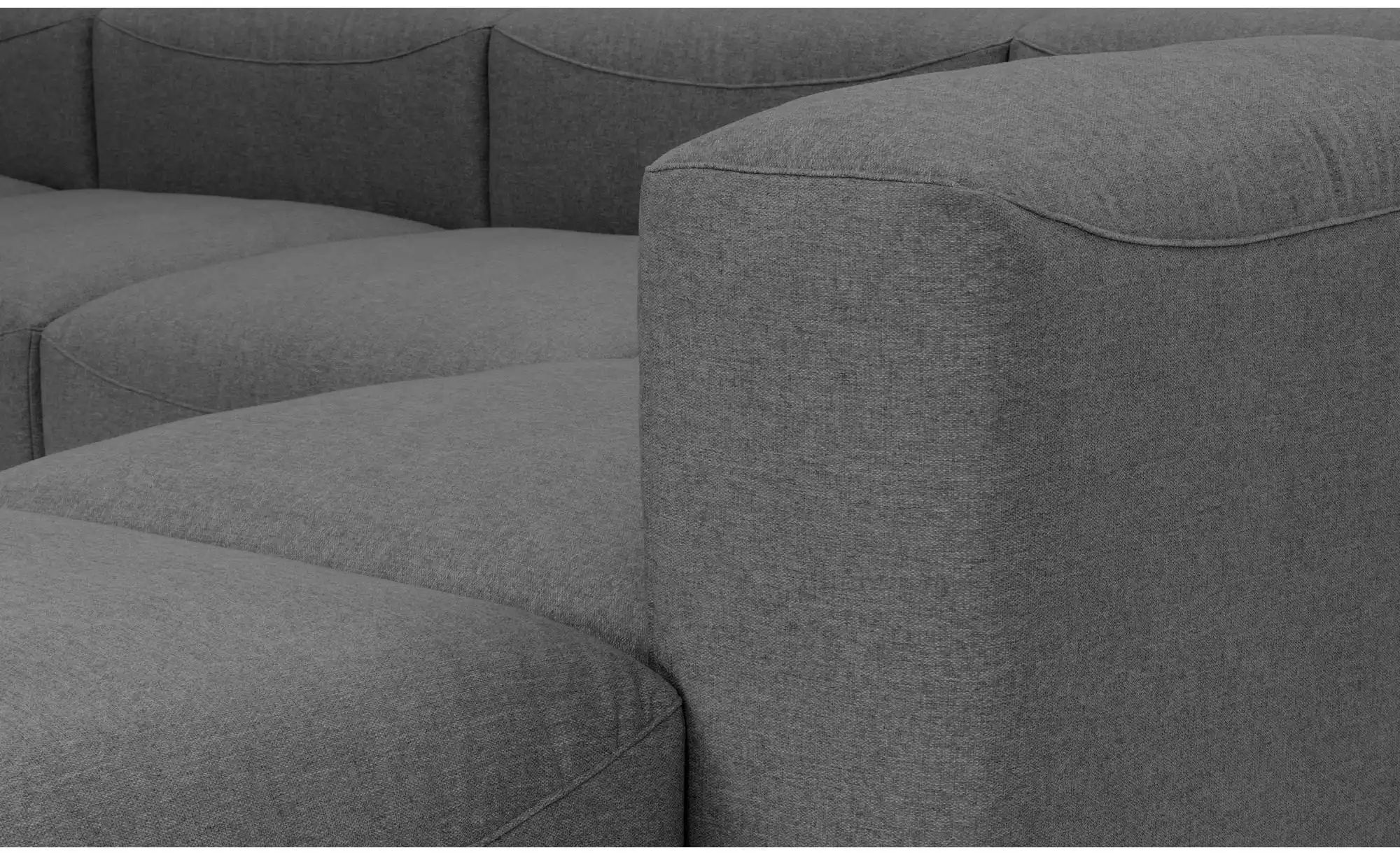 Max Winzer Ecksofa  Lena ¦ schwarz ¦ Maße (cm): B: 350 H: 73 Polstermöbel > günstig online kaufen