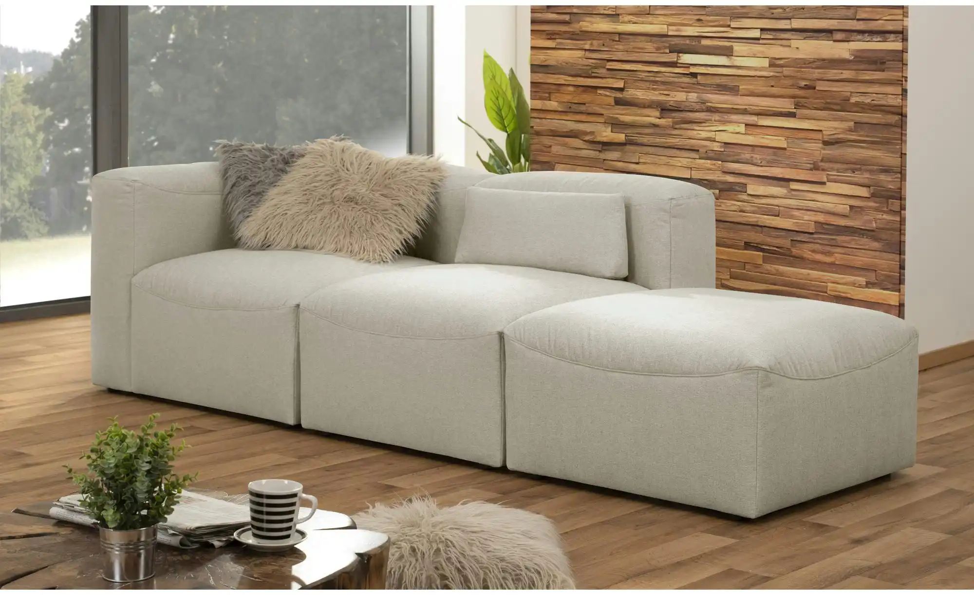 Max Winzer Ecksofa  Lena ¦ creme ¦ Maße (cm): B: 250 H: 73 Polstermöbel > S günstig online kaufen