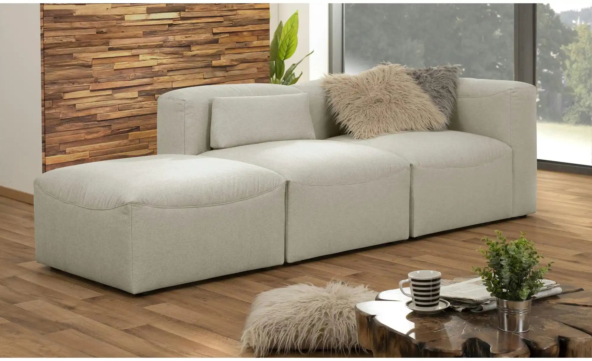 Thumbnail - Max Winzer Einzelsofa  Lena ¦ creme ¦ Maße (cm): B: 250 H: 73 Polstermöbel > Sofas > Modulsofas - Höffner