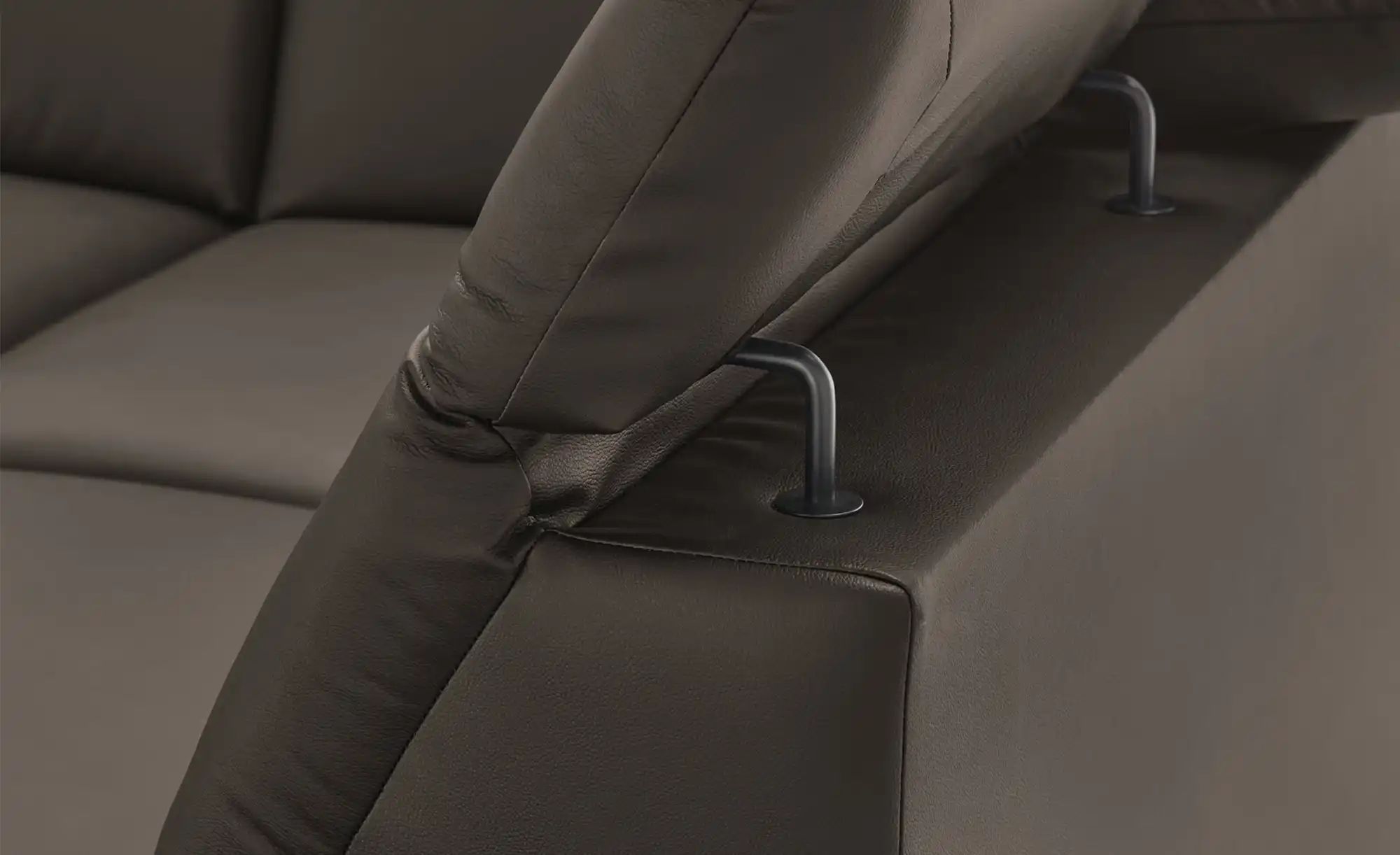 uno Ecksofa  Belfast ¦ braun ¦ Maße (cm): B: 260 H: 100 T: 203.0 Polstermöb günstig online kaufen