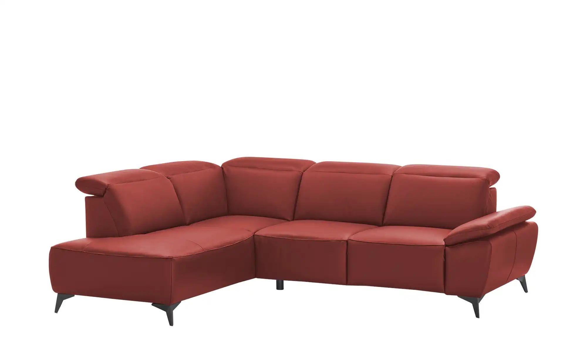 Thumbnail - uno Ecksofa  Belfast ¦ rot ¦ Maße (cm): B: 260 H: 100 T: 203.0 Polstermöbel > Sofas > Ecksofas - Höffner